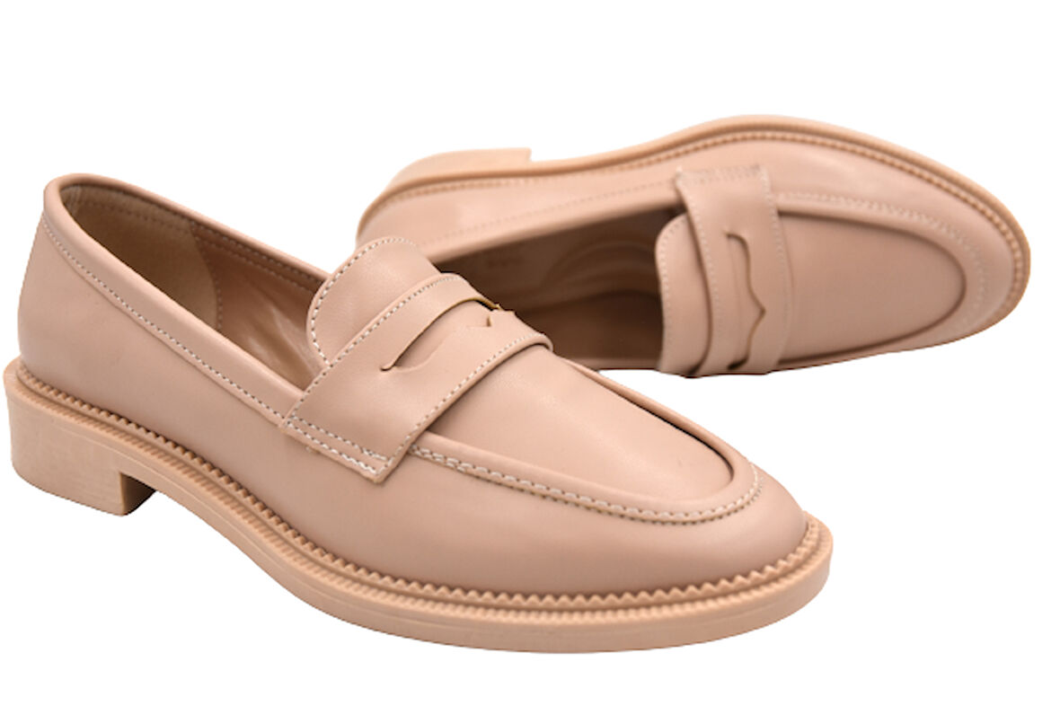 Park Moda Termo Kaymaz Taban Loafer Günlük Kadın Ayakkabı NUT