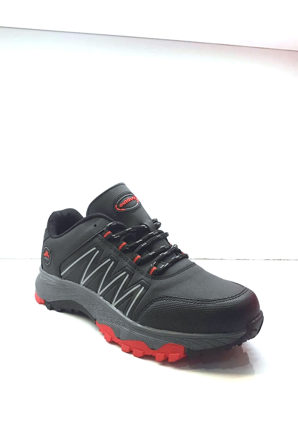 Beyaz (Blac Bear) Termo Kaymaz Taban Bağcıklı Outdoor Uniseks Günlük Ayakkabı SİYAH