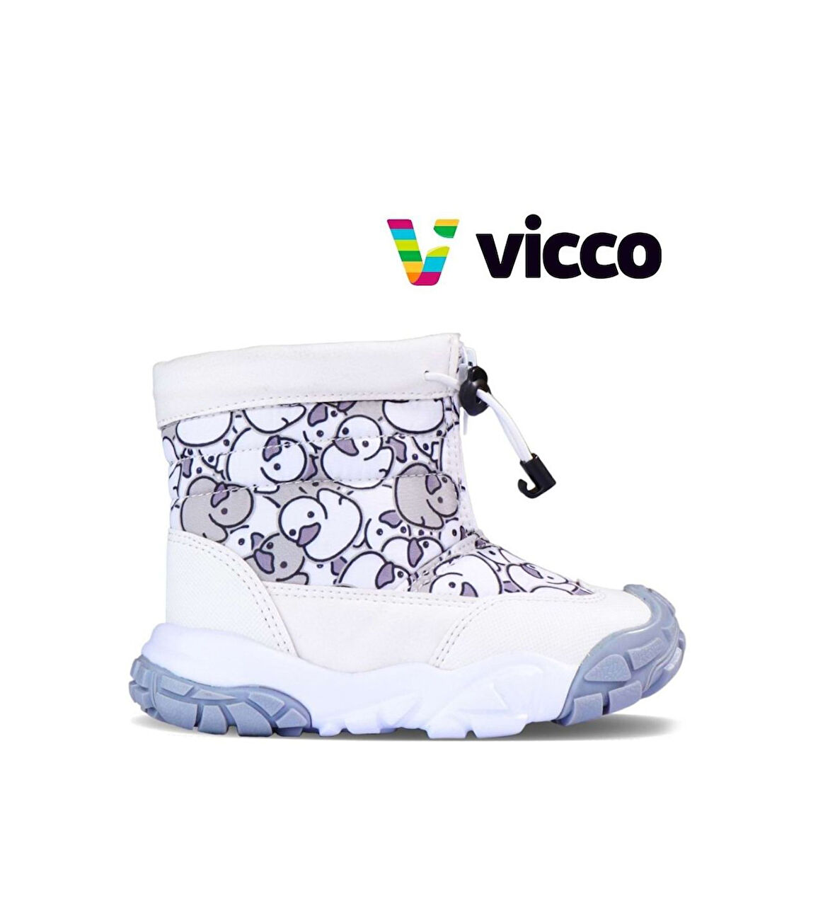 Vicco Melon Ortopedik Phon&Termo Kaymaz Taban Çocuk Kar Botu BEYAZ