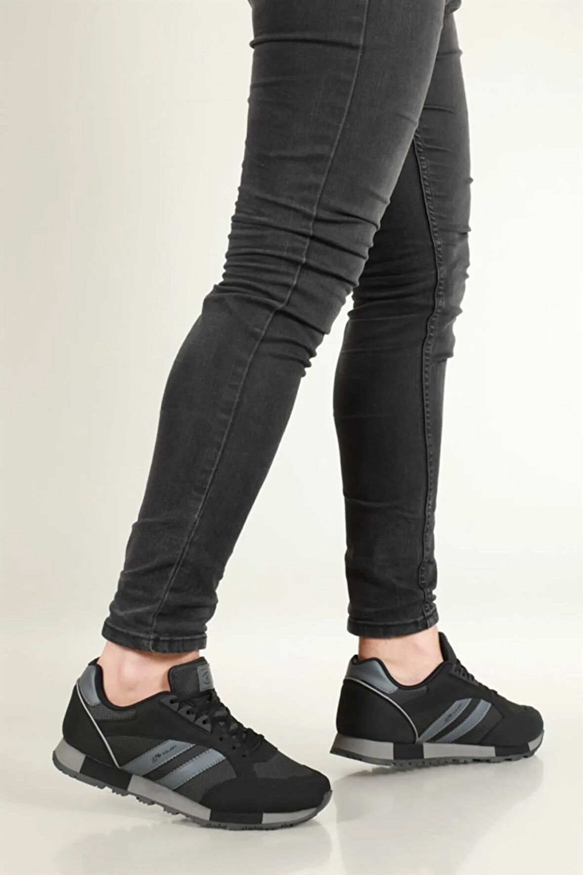 M.P 1548 Ortopedik Siyah Erkek Günlük Koşu ve Yürüyüş Sneaker Ayakkabı SİYAH