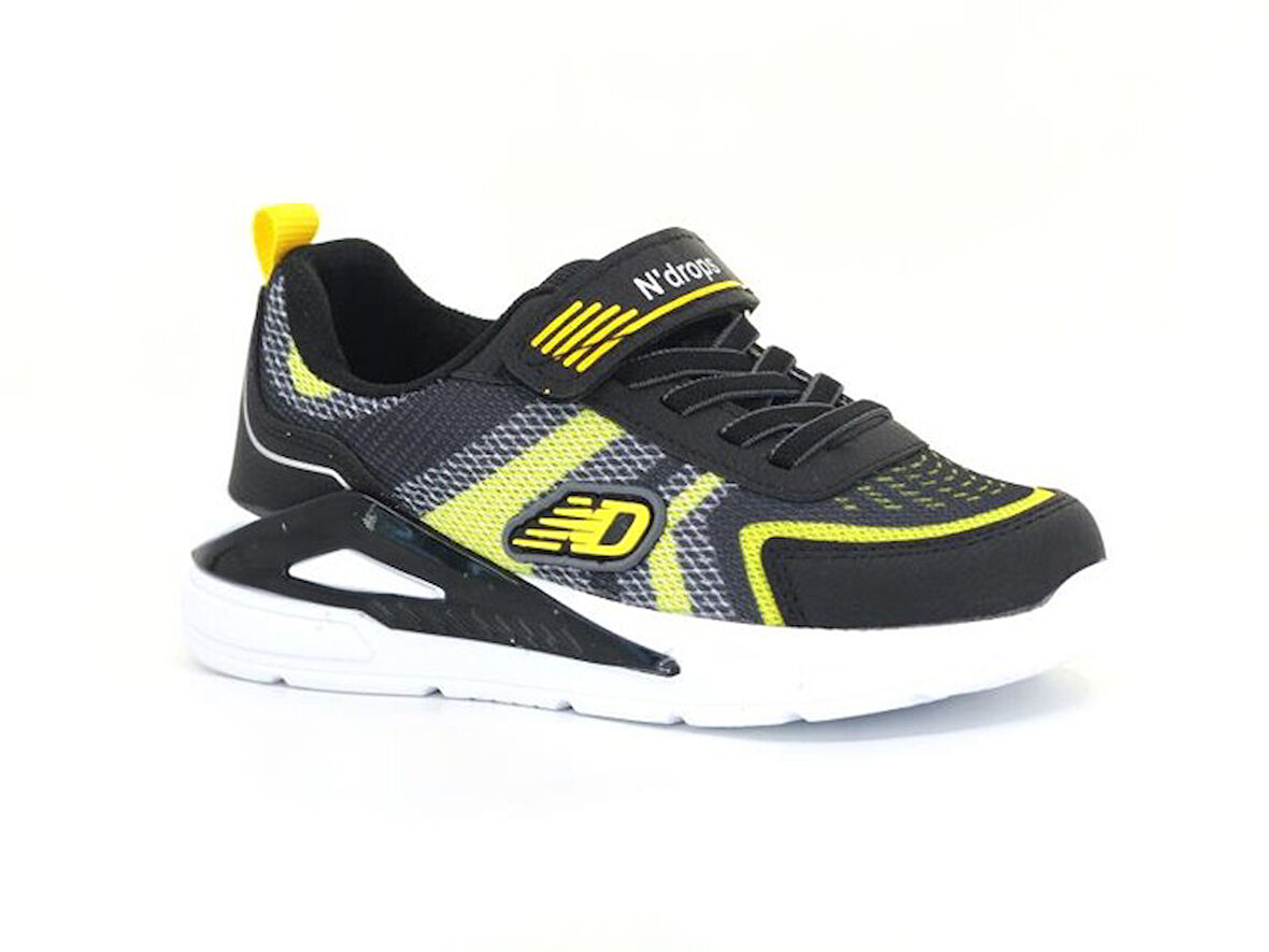 Prego (Ndrops) Poli Hafif Taban Çocuk 019 Anorak Spor Ayakkabı SİYAH