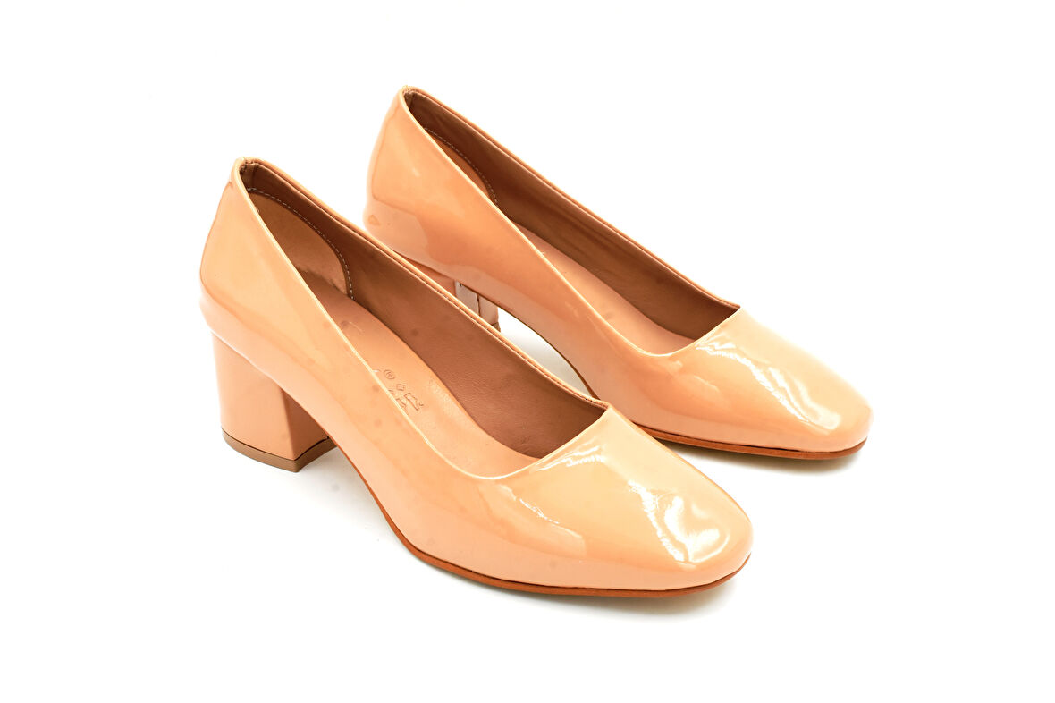 Prego Rugan Topuklu Kadın Ayakkabı NUT