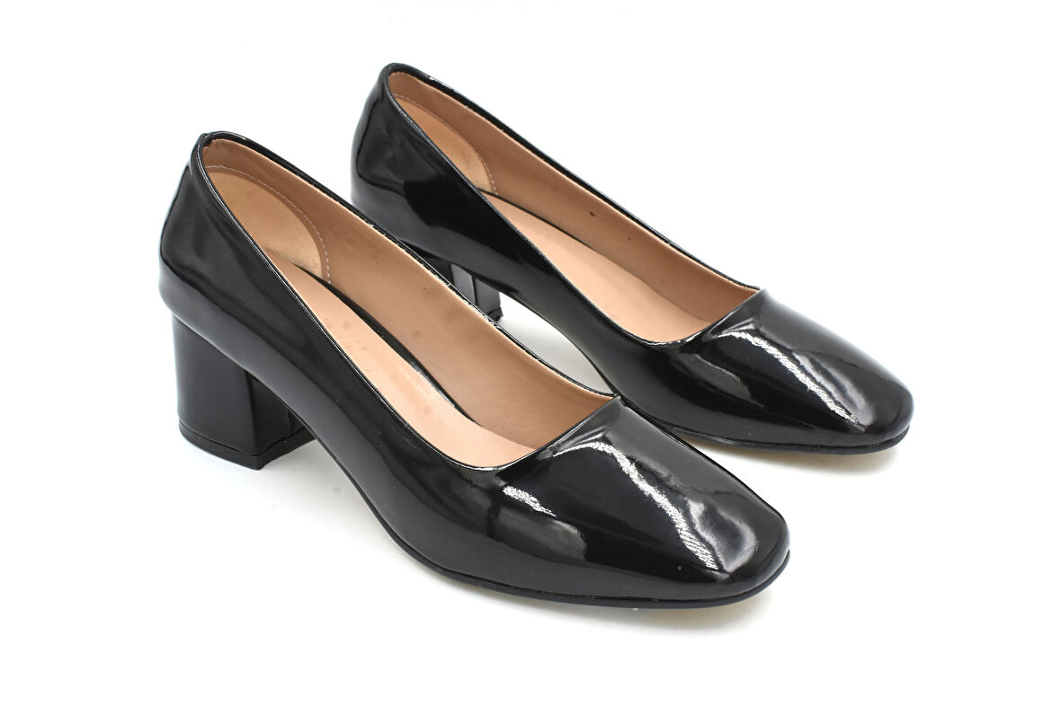 Prego Rugan Topuklu Kadın Ayakkabı SİYAH