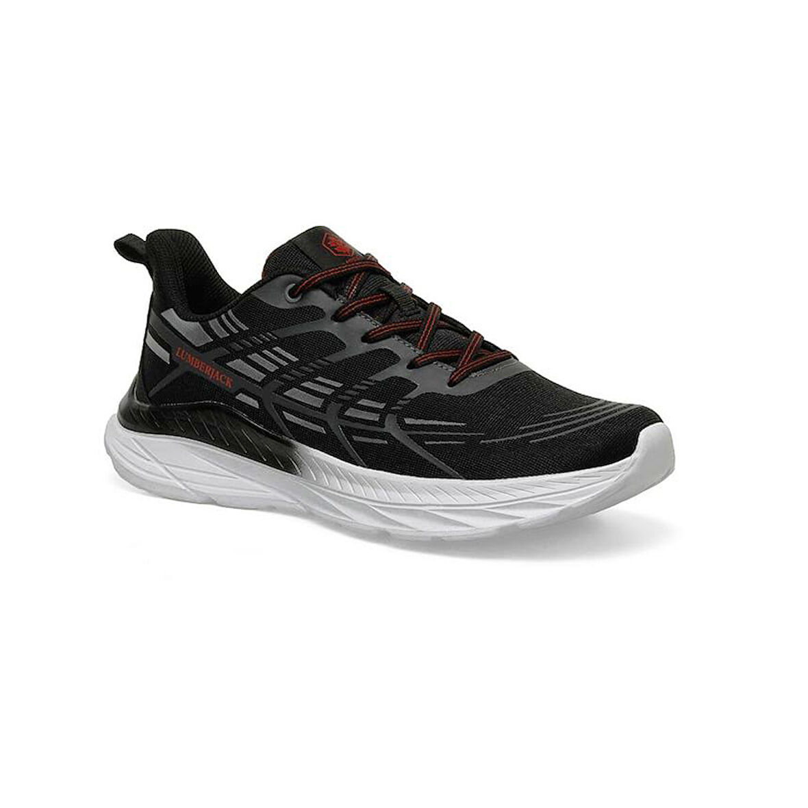 Lumberjack Hawk Phlon Hafif Taban Bağcıklı Erkek Spor Ayakkabı SİYAH