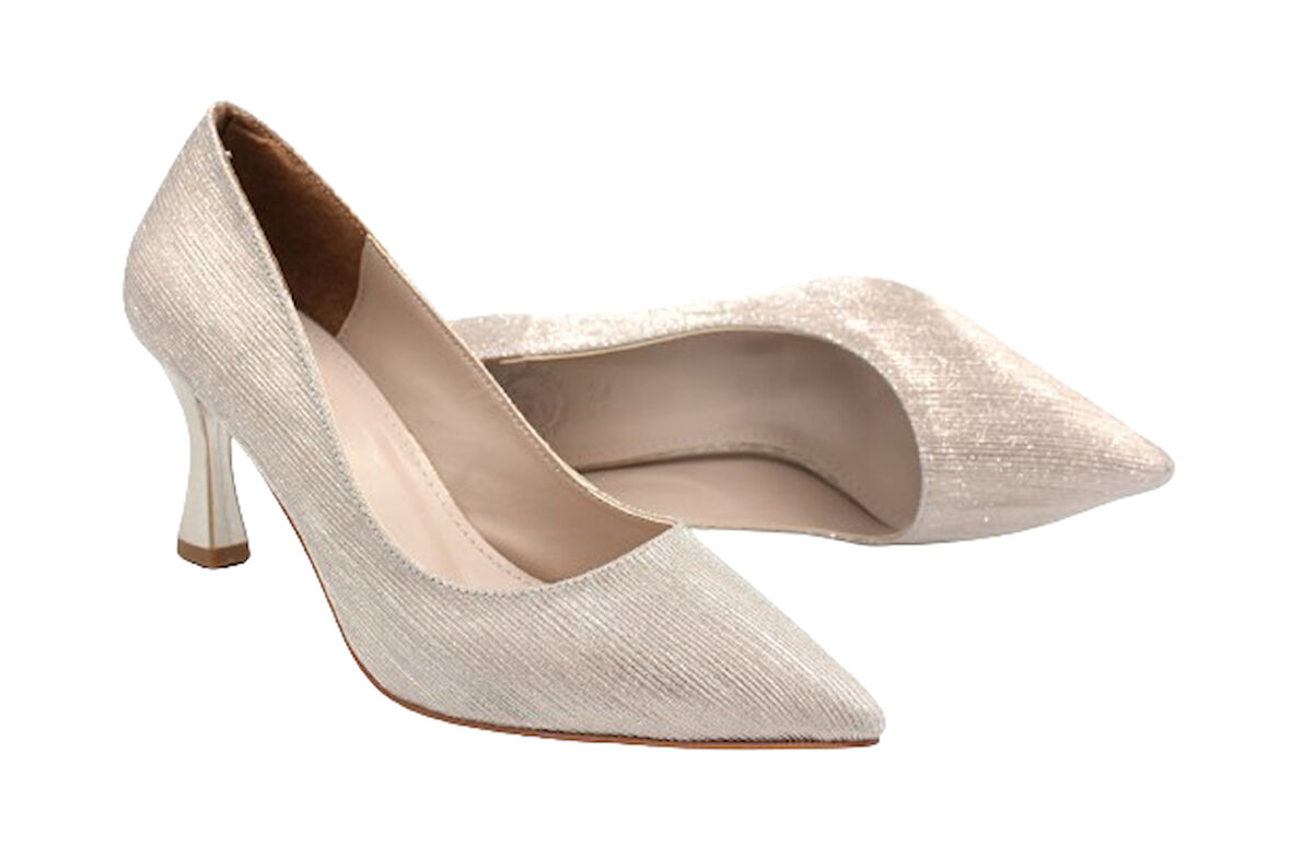 Prego (Park Moda) Kadın Stiletto Ayakkabı ALTIN
