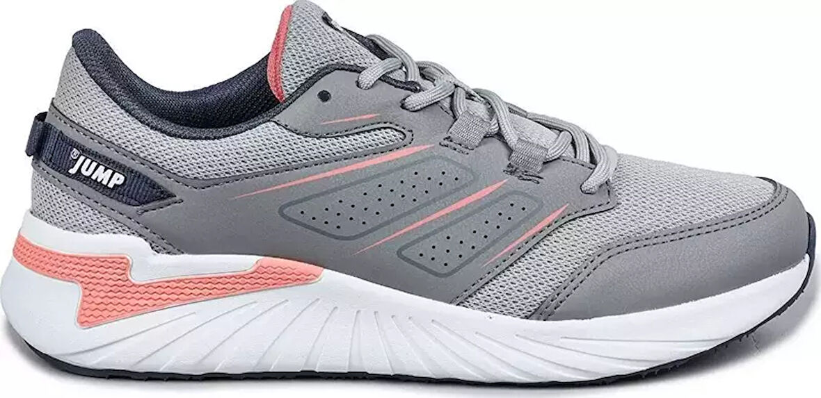 Jump 30910 Bağcıklı Memory İç Taban Uniseks Spor Ayakkabı GRİ