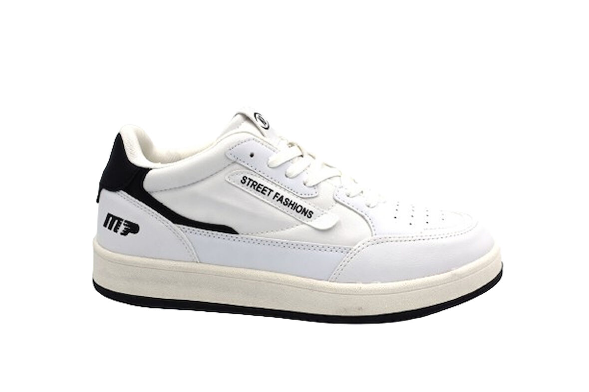 M.p 242-2058 Bağcıklı Termo Kaymaz Taban Erkek Spor Ayakkabı BEYAZ