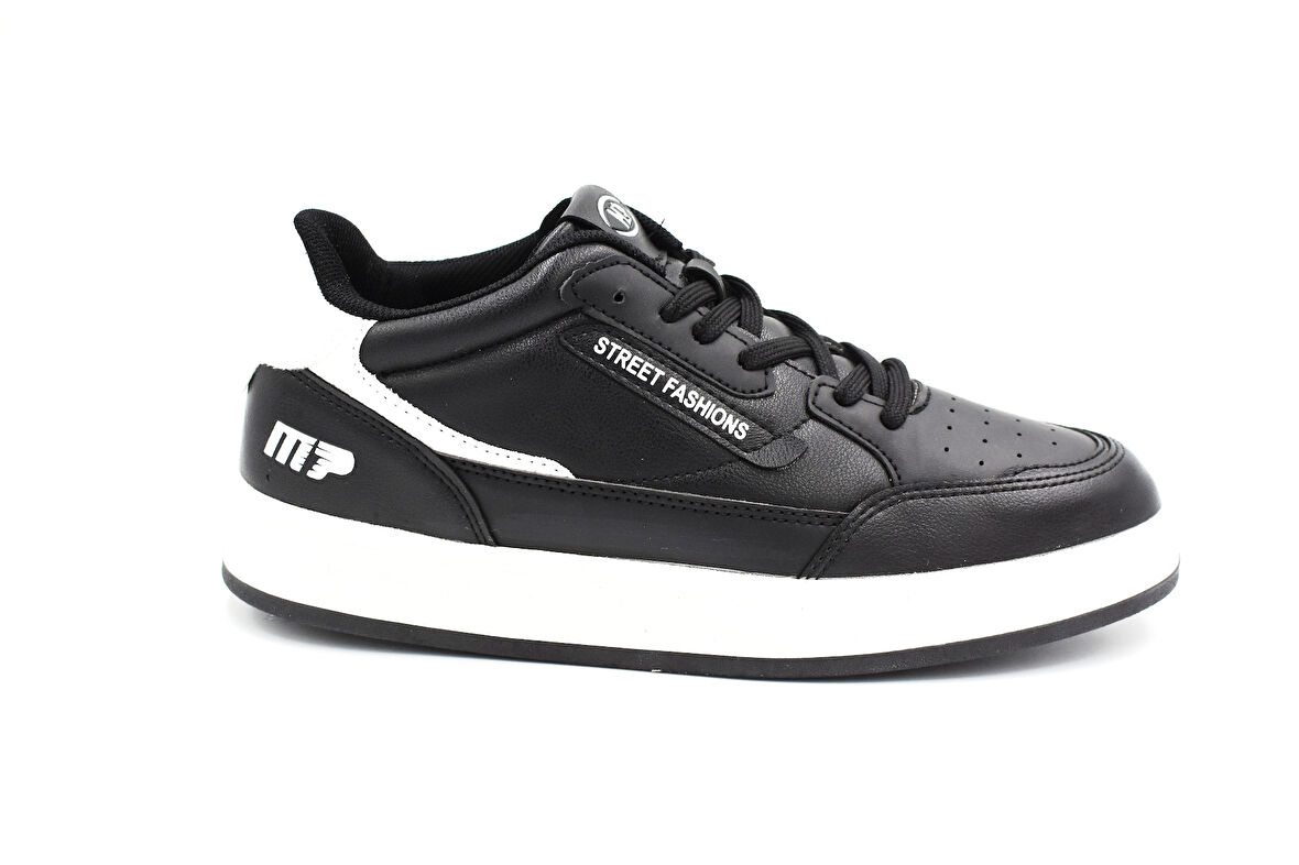 M.p 242-2058 Bağcıklı Termo Kaymaz Taban Erkek Spor Ayakkabı SİYAH