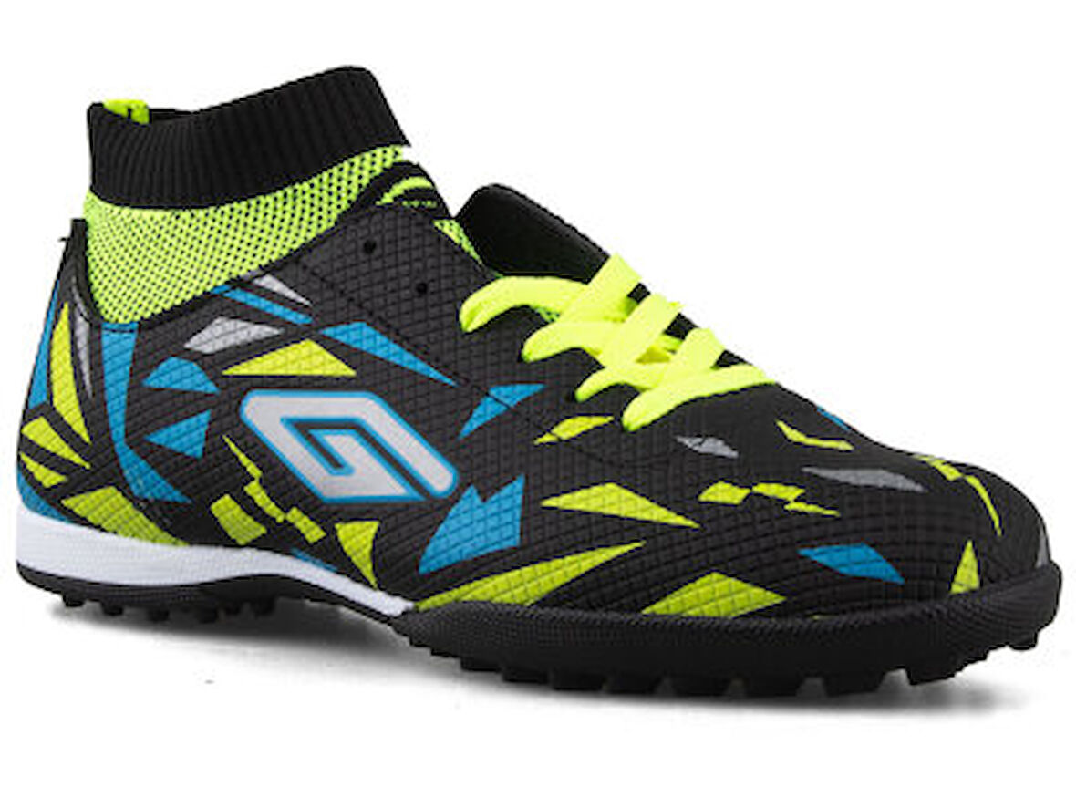 Prego (Dugano) Çoraplı Çocuk Halı Sha Ayakkabı SİYAH