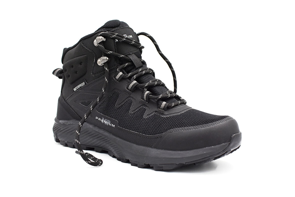 M.p Premıum 242-1800 Waterproof Phlon Hafif Taban Bağcıklı Erkek Bot SİYAH