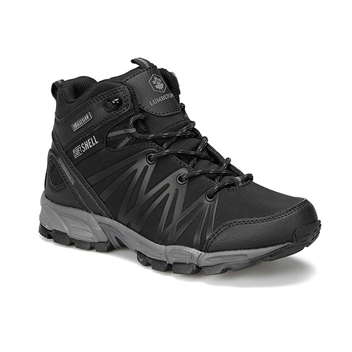 Lumberjack shell Hı G 4 PrPhlon Hafif Taban Bağcıklı Uniseks Bot SİYAH