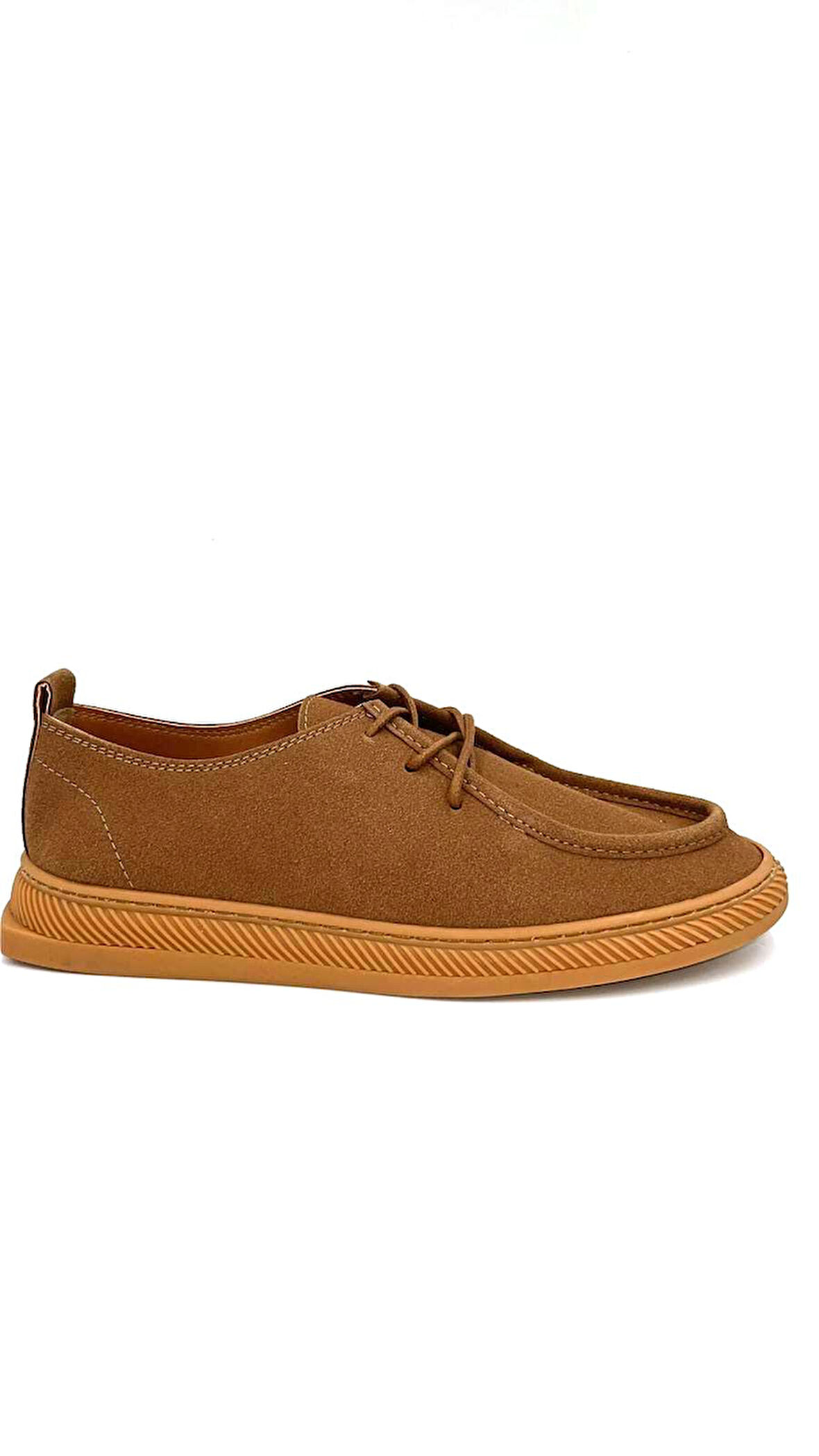 Beyaz (London) Kuki Termo Kaymaz Taban Bağcıklı Günlük Kadın Ayakkabı TABA