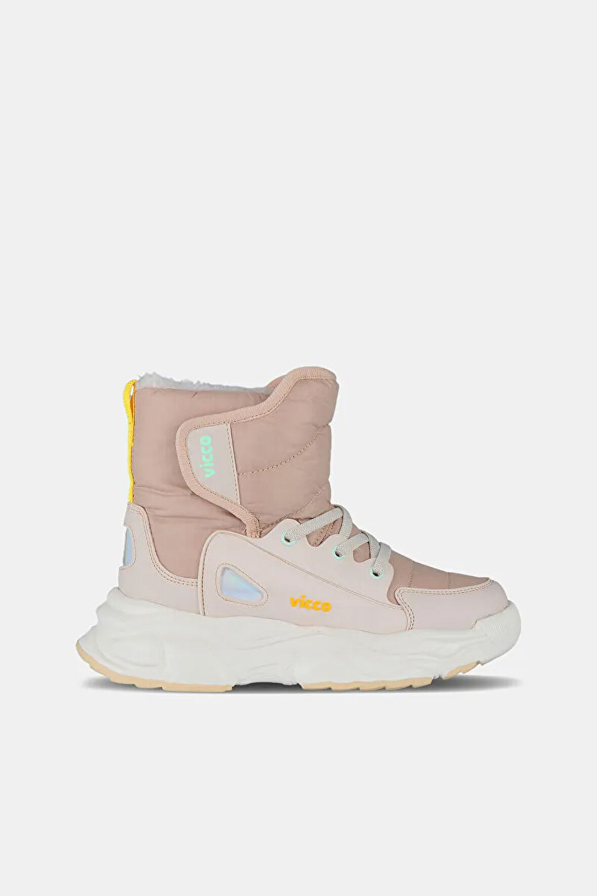 Vicco Fit 943.f24k.466 Phlon Hafif Taban İçi Kürklü Cırtlı Çocuk Bot BEJ