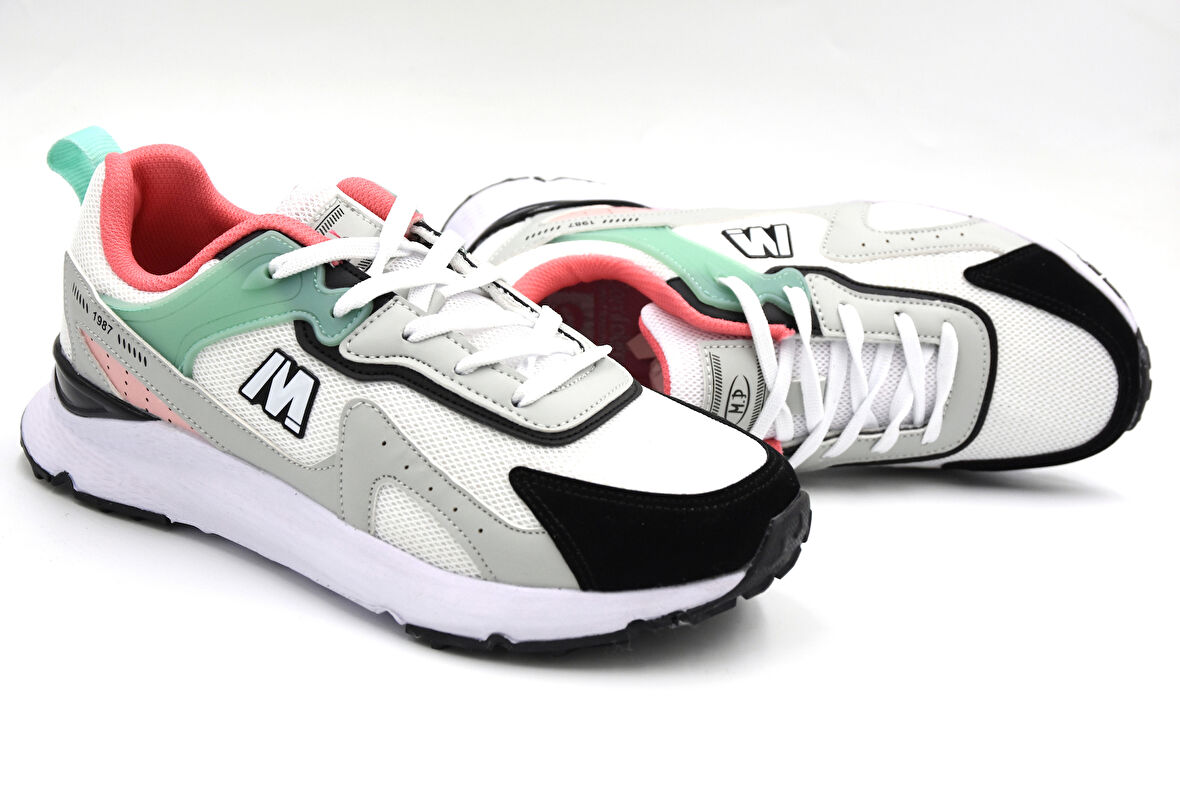 M.p 251-2392 Phlon Hafif Taban Uniseks Spor Ayakkabı GRİ BEYAZ