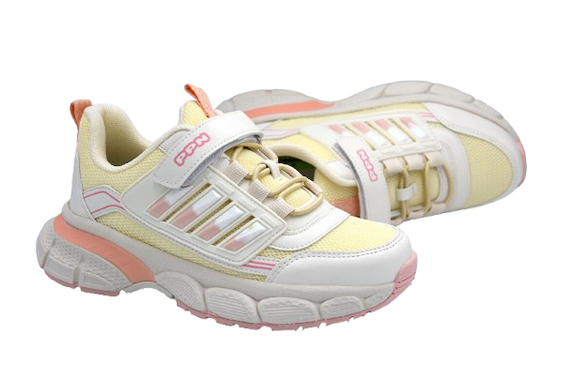 Pepino FY25-1897 Phlon Hafif Taban Cırtlı Çocuk Spor Ayakkabı BEJ
