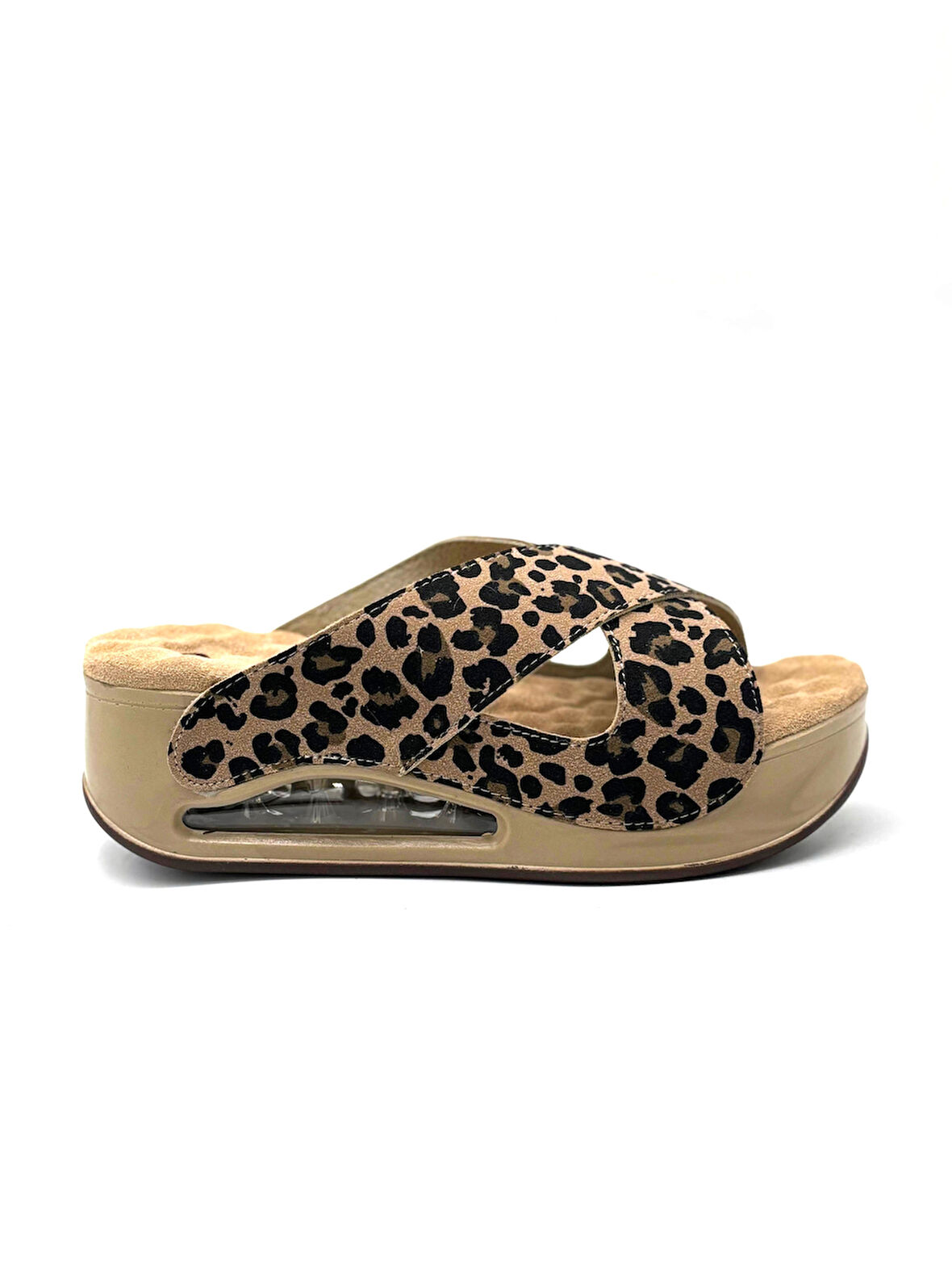 Muya Penelope Anatomik Air Max Tabanlı Kadın Terlik LEOPAR