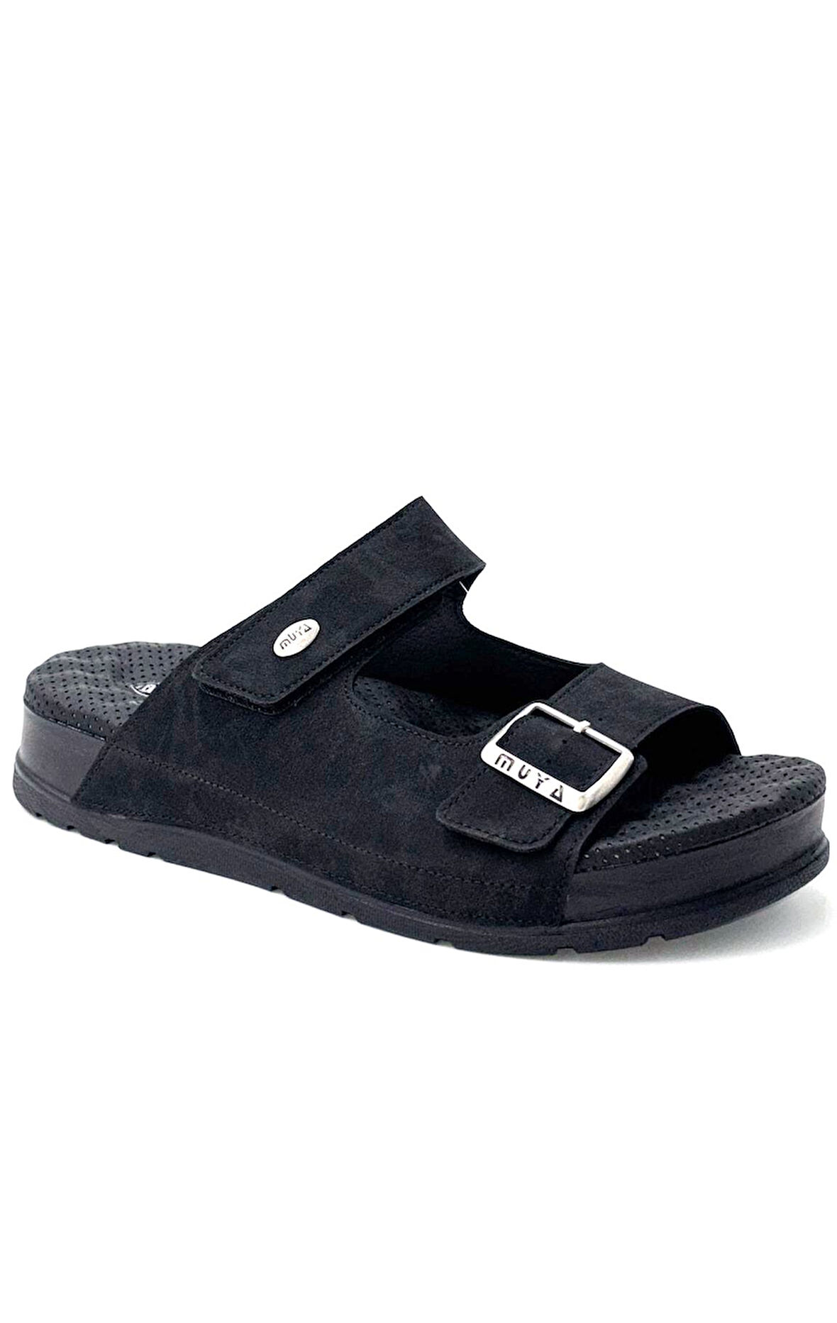 Muya Mamaki Masajlı İç Taban Erkek Terlik SİYAH