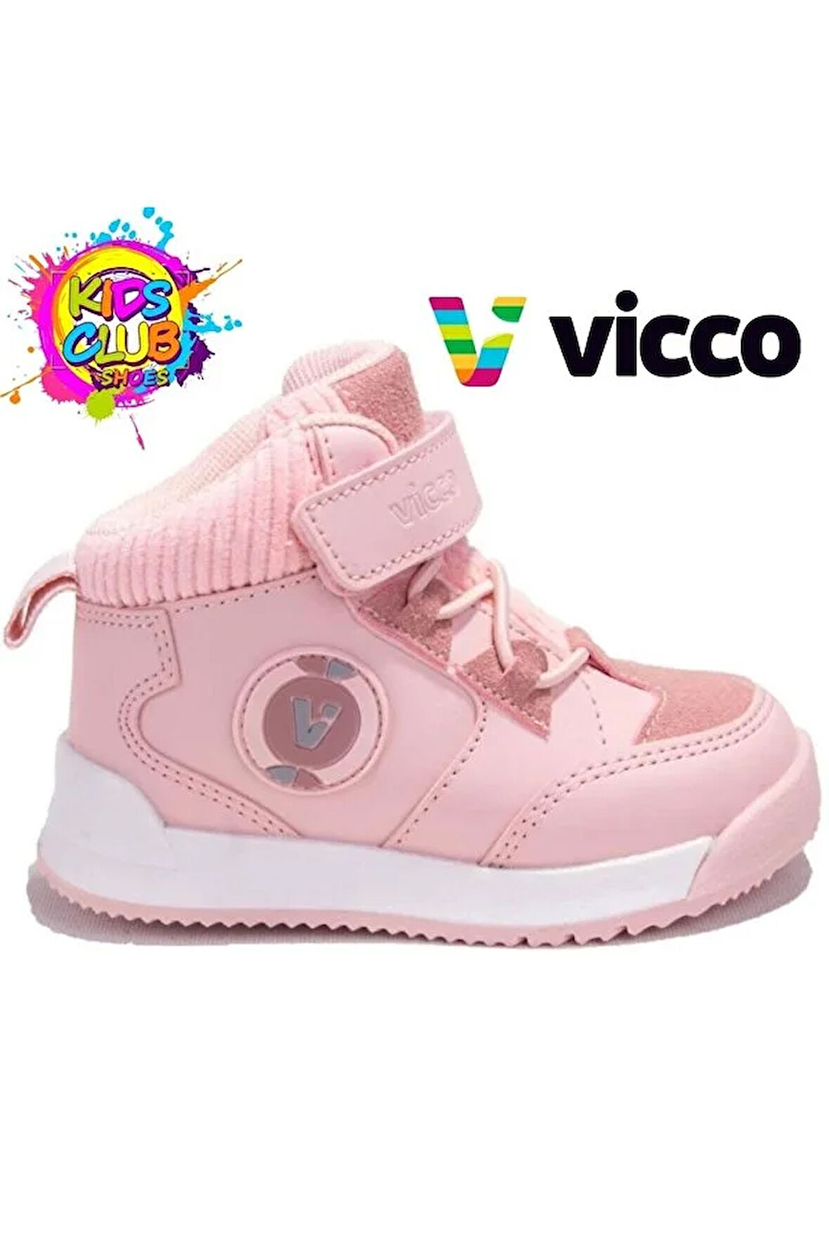 Vicco Hippi 946.P24K.413 Termo Kaymaz Taban Cırtlı Çocuk Bot PUDRA