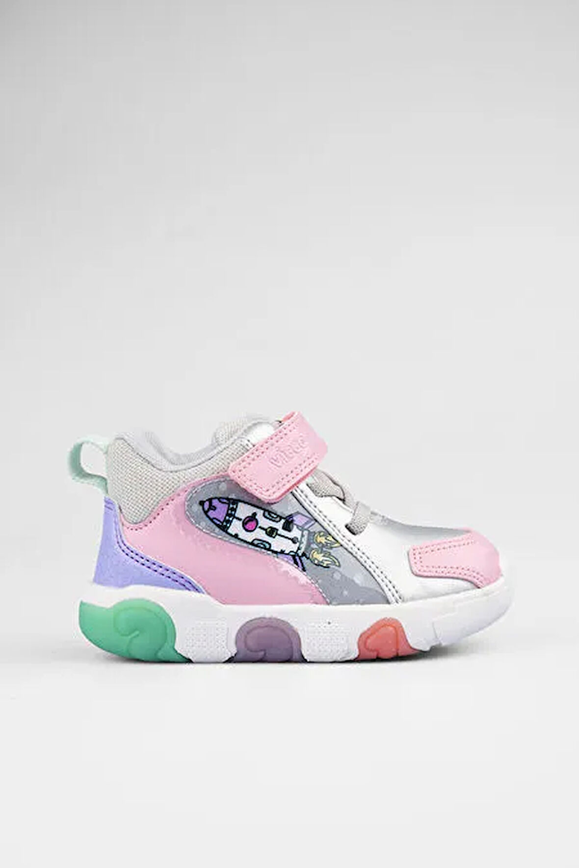 Vicco Rocky Işıklı Phlon Hafif Taban Rahat Çocuk Bot PEMBE