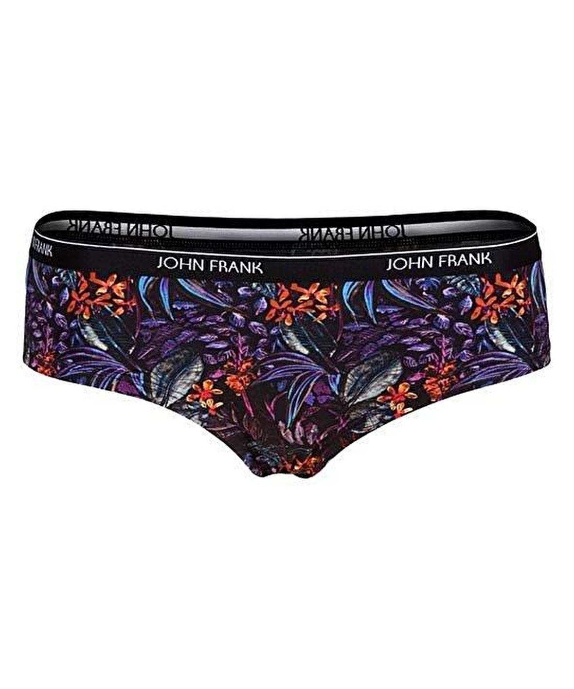 John Frank Identity Bayan Hipster-Leafy Karışık Çok Renkli-Xl