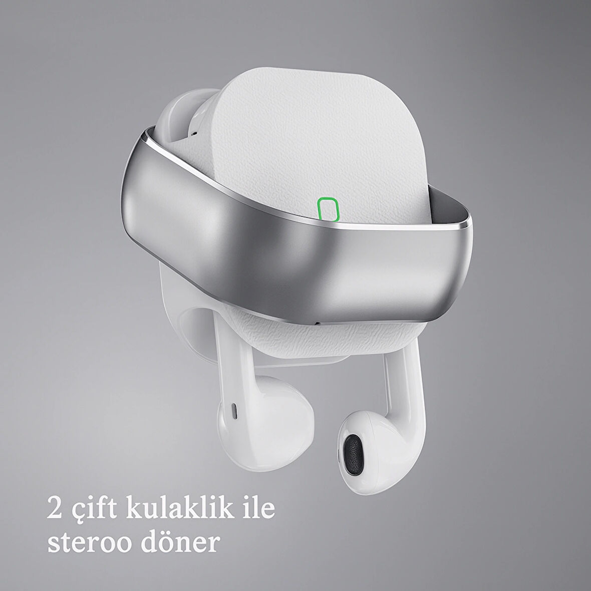 Electroawm G31 Yeni tasarım 2 Kablosuz Kulaklık Bir Arada Kulak İçi Dokunmatik kontrol