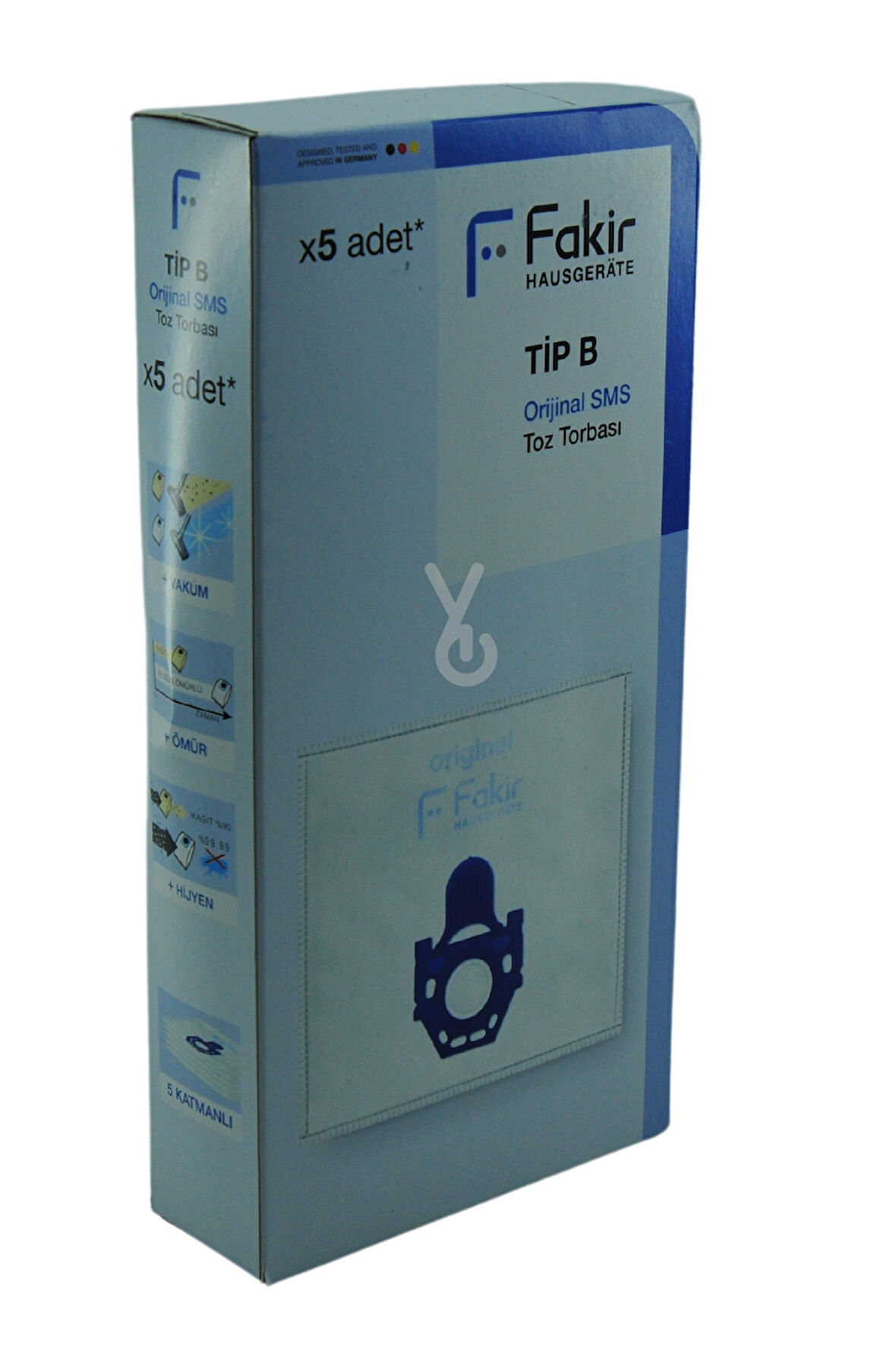 Fakir Sms Toz Torba - Tıp B Orjinal x5