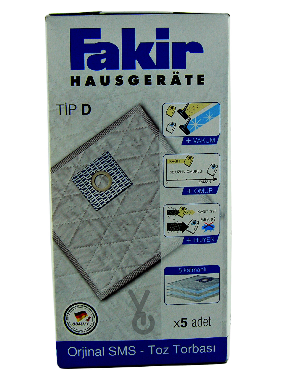 Fakir Sms Toz Torba - Tıp D Orjinal x5