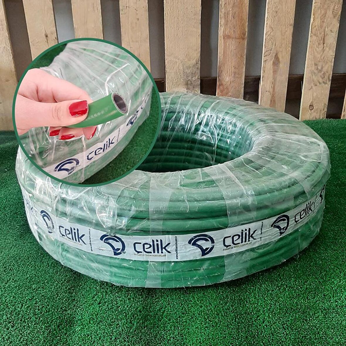 1" TERMO NEW GARDEN SU HORTUMU 50 METRE BAHÇE TARLA SULAMA HORTUM