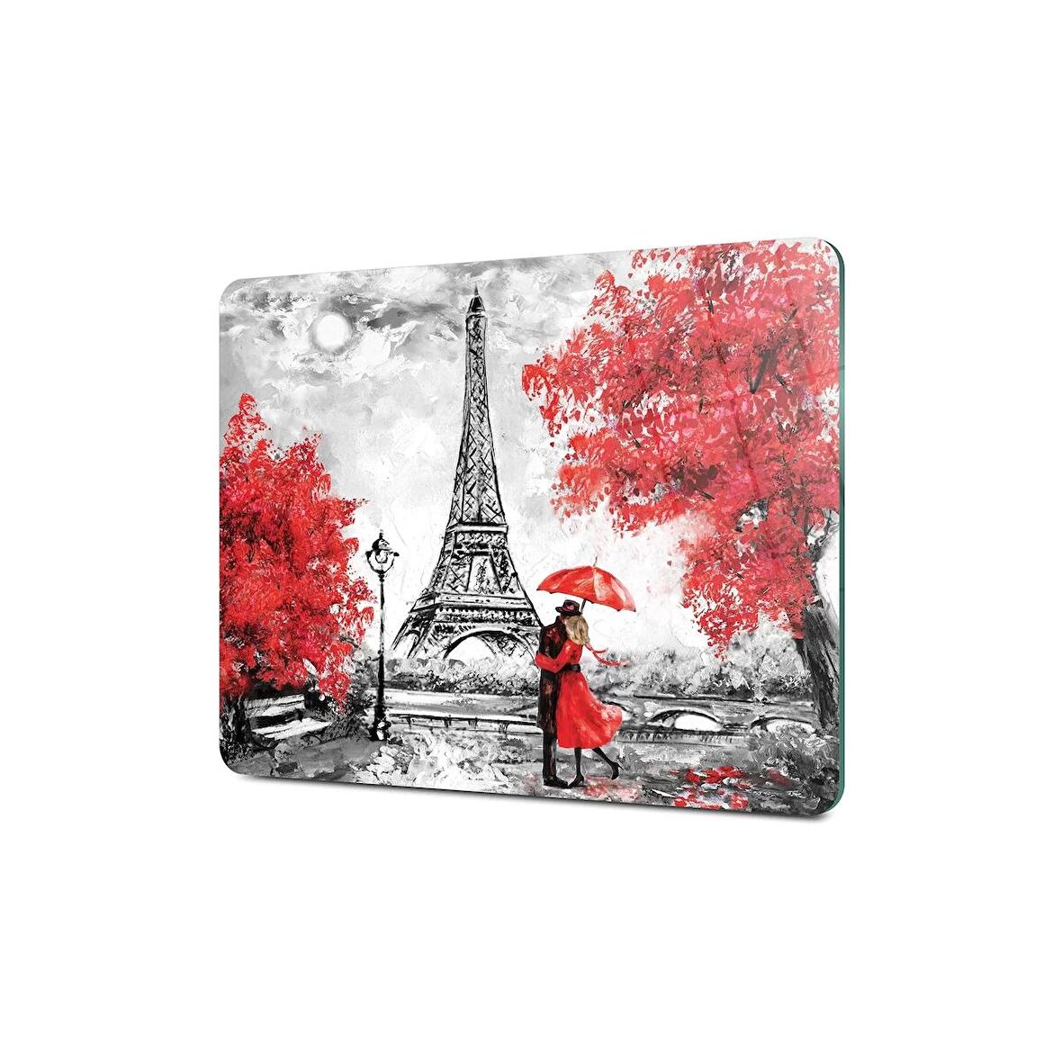 Decovetro Cam Kesme Tahtası Paris Eyfel Desenli 20x30 Cm