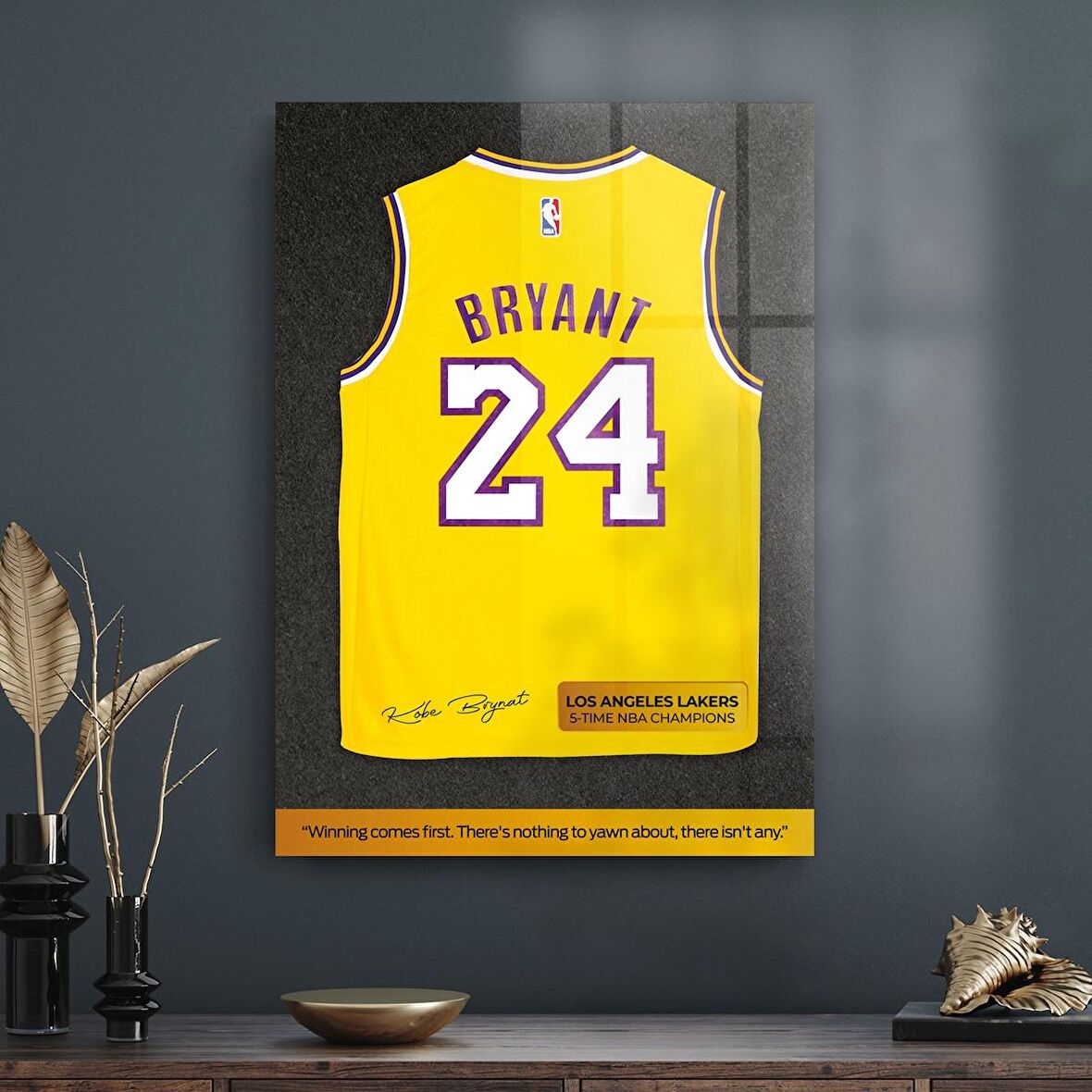 Decovetro Cam Tablo Kobe Byrant Forma
