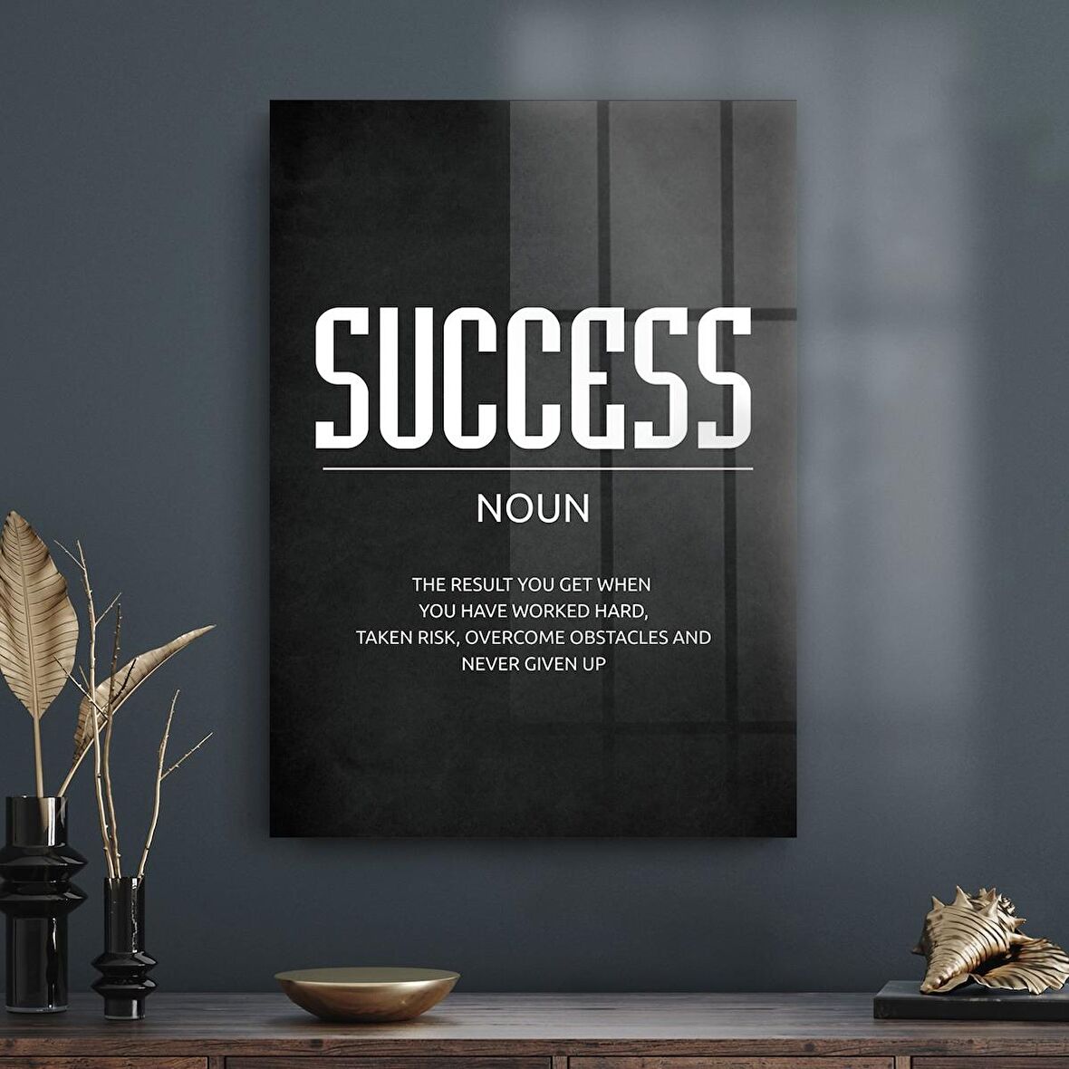 Decovetro Cam Tablo Ofisinize Özel Success