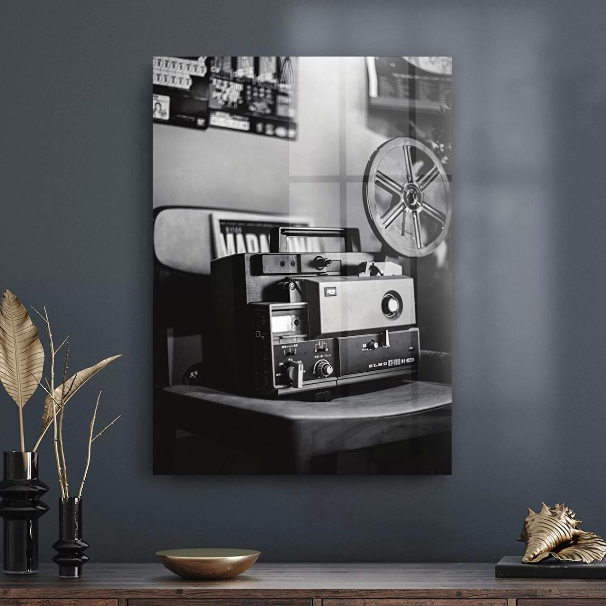 Decovetro Cam Tablo Vintage Film Makinesi