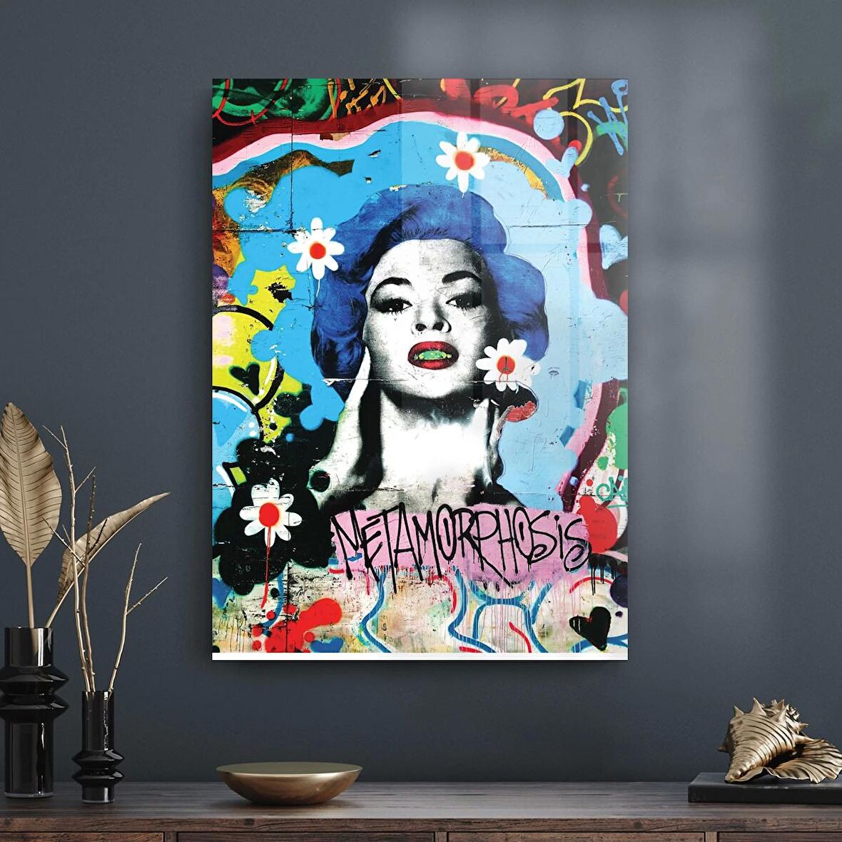 Decovetro Cam Tablo Pop Art Metamorfoz
