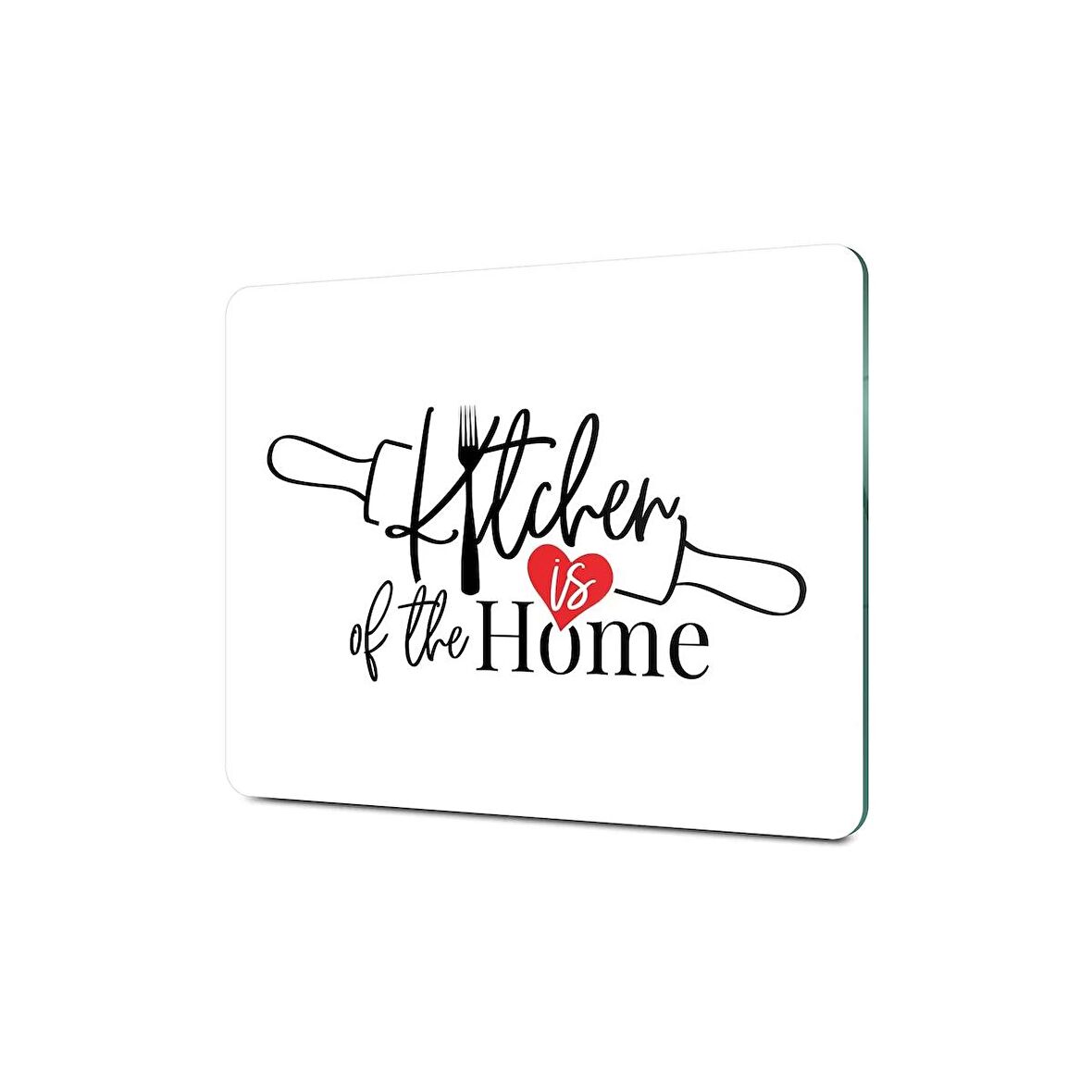 Decovetro Cam Kesme Tahtası Kitchen Love Desenli 30x40 Cm