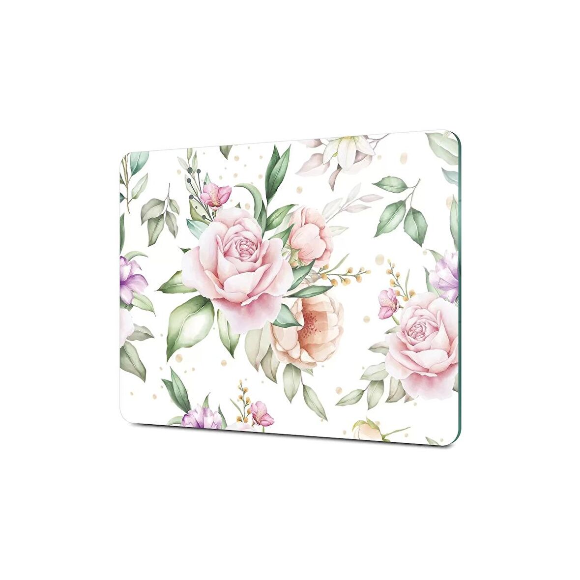 Decovetro Cam Kesme Tahtası Vintage Karışık Gül Desenli 30x40 Cm