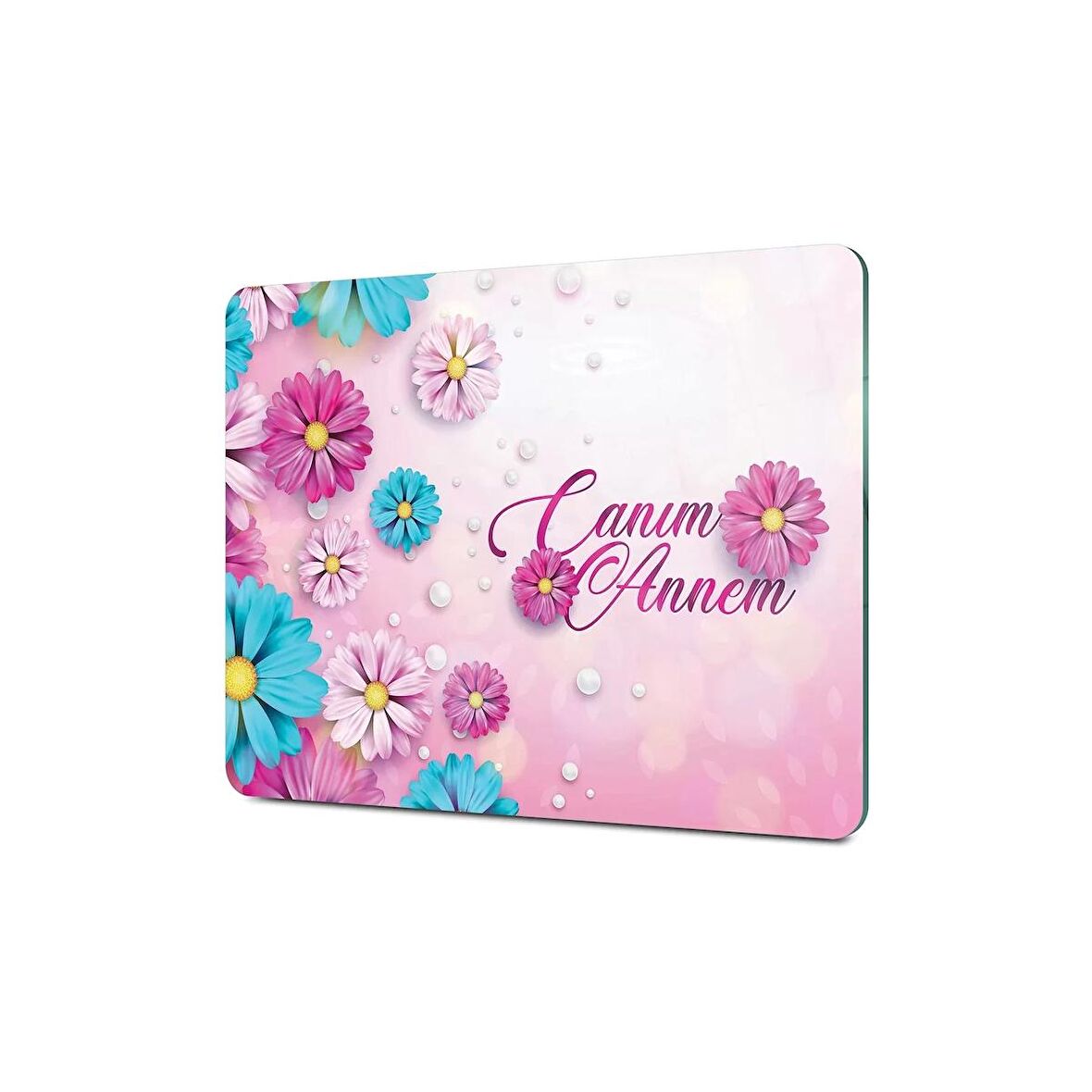 Decovetro Cam Kesme Tahtası Canım Annem Desenli 20x30 Cm