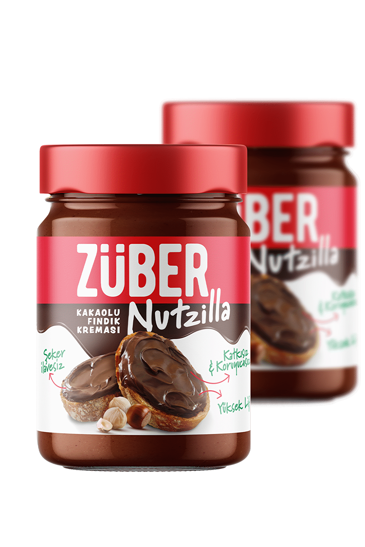 Züber Nutzilla Kakaolu Fındık Kreması 315 gr 2'li