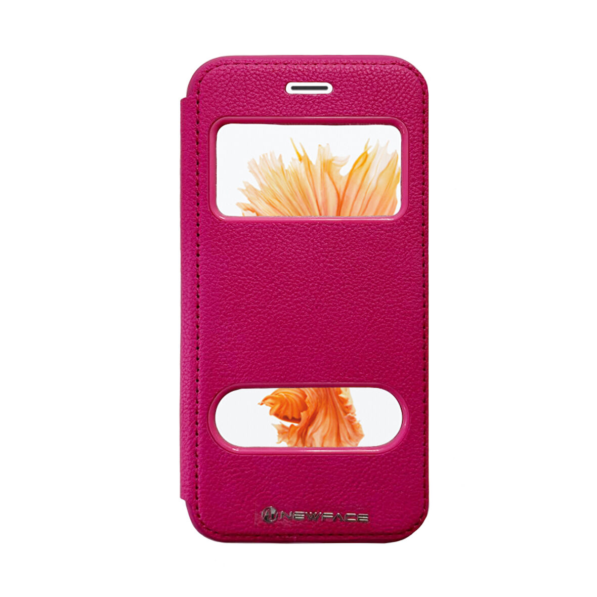 iPhone 6 / 6s Gizli Mıknatıslı ve Cüzdanlı Kılıf Pembe