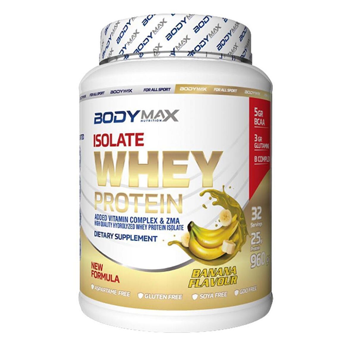 Bodymax Isolate Whey Protein Tozu 960 Gr -MUZ