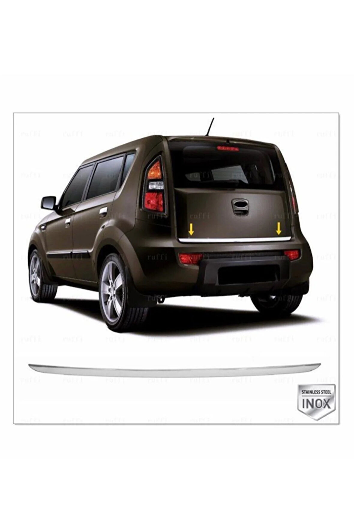 Kia Soul Krom Bagaj Alt Çıtası 2008 Ve Sonrası P.çelik 2009-2014