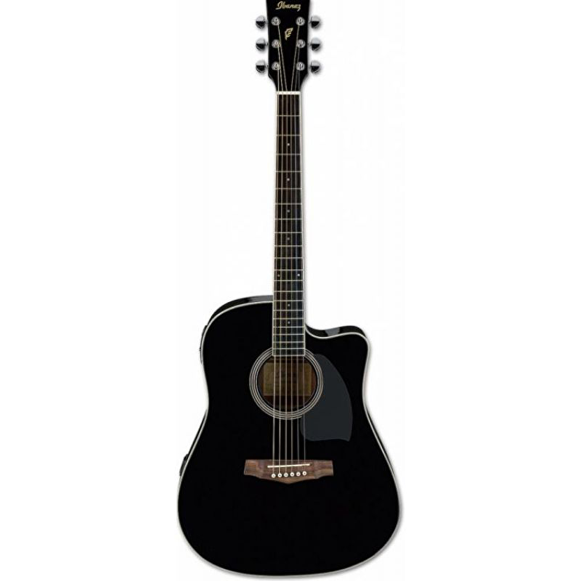 Ibanez PF15ECE-BK Elektro Akustik Gitar