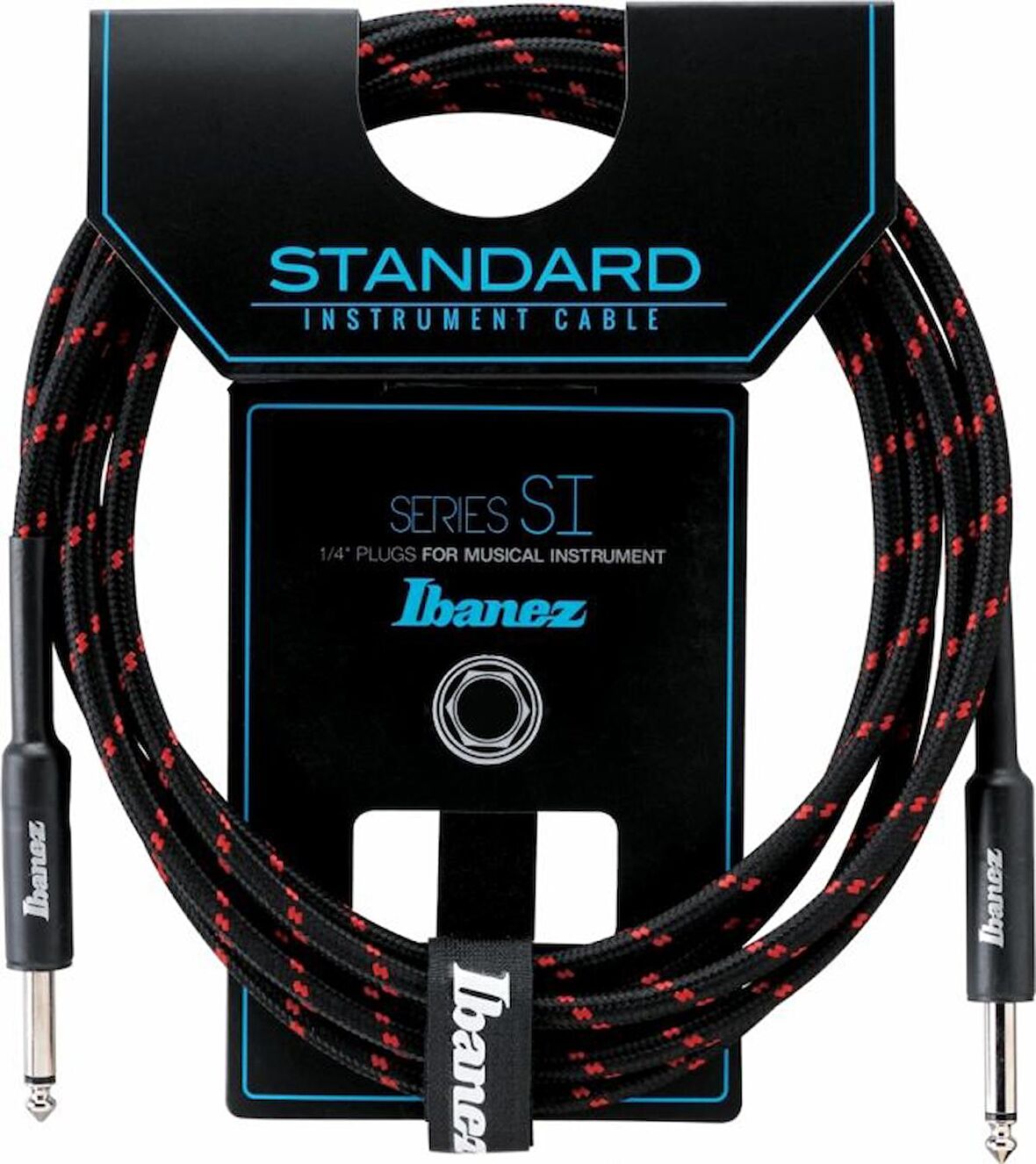 Ibanez SI20 Standard Woven Instrument Cable BW Enstrüman Kablosu (6,1mt)