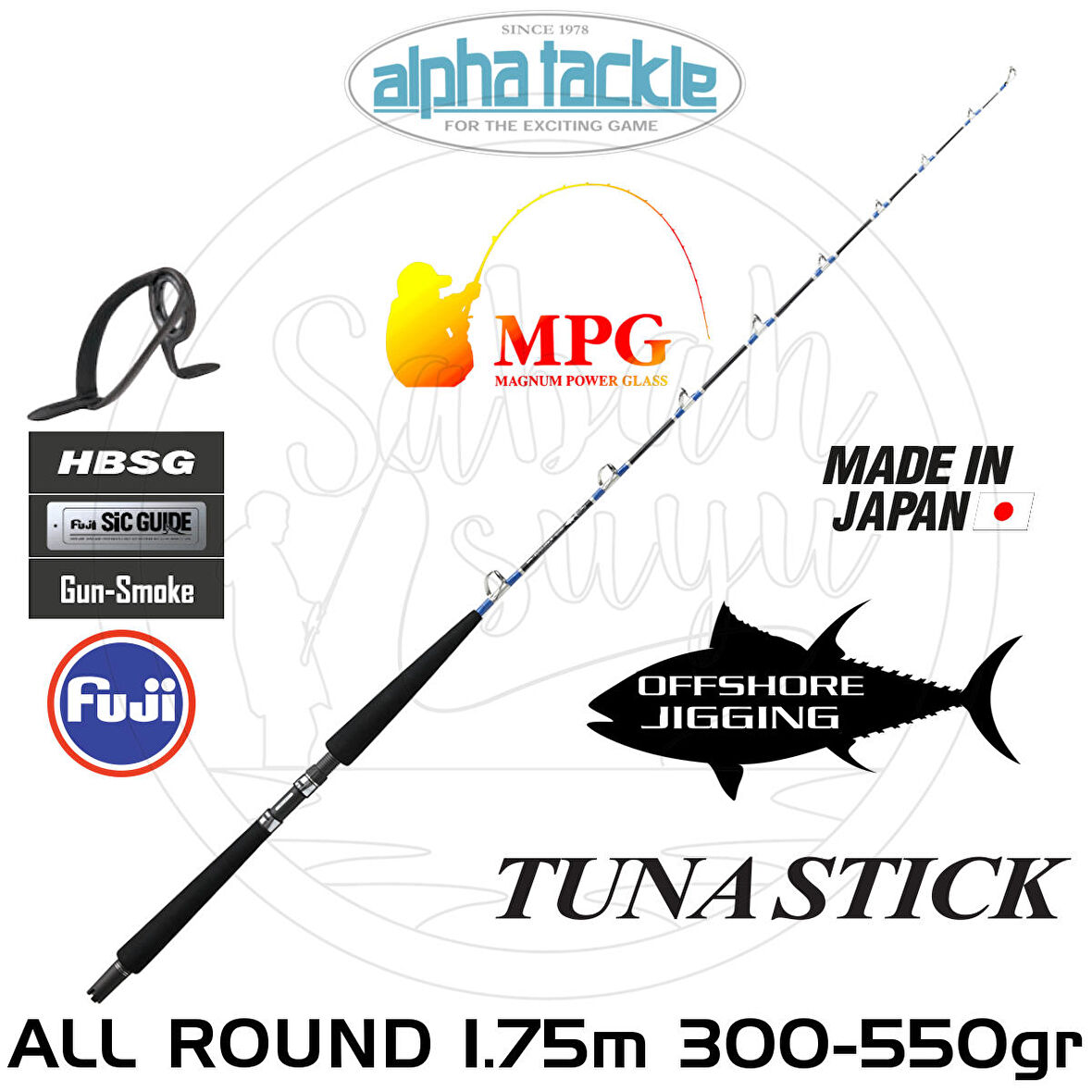 Alpha Tackle MPG Tuna Stick 175 All Round Kamış 175cm 300-550gr