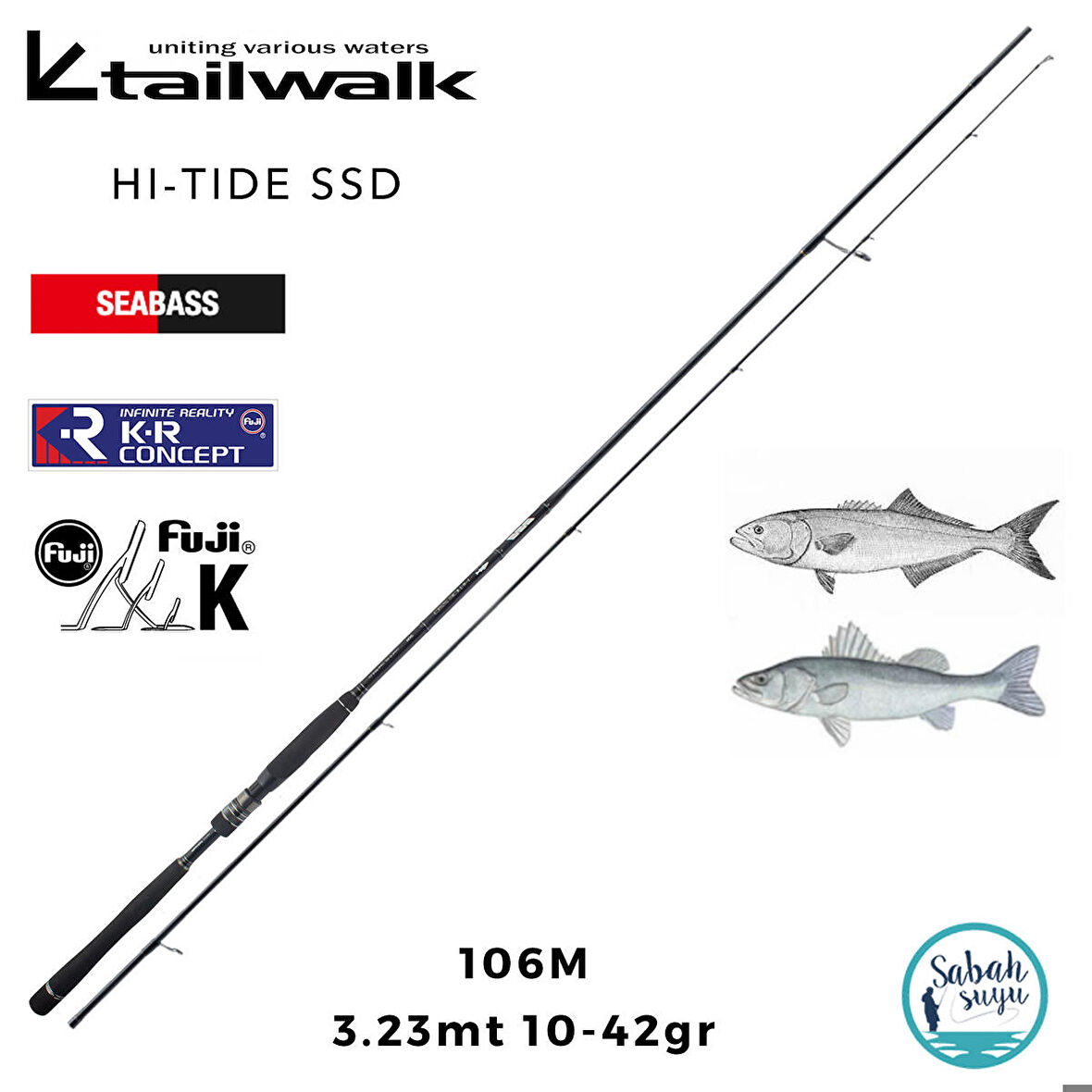 Tailwalk Hi-Tide SSD 106M 3.23mt 10-42gr (2P) Spin Kamış