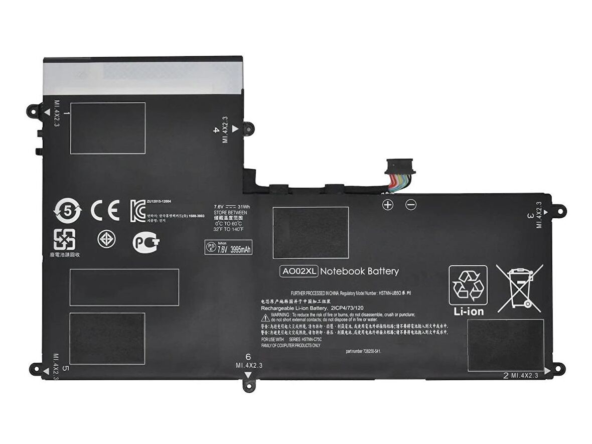 Hp ElitePad 1000 G2 AO02XL Tablet Bataryası