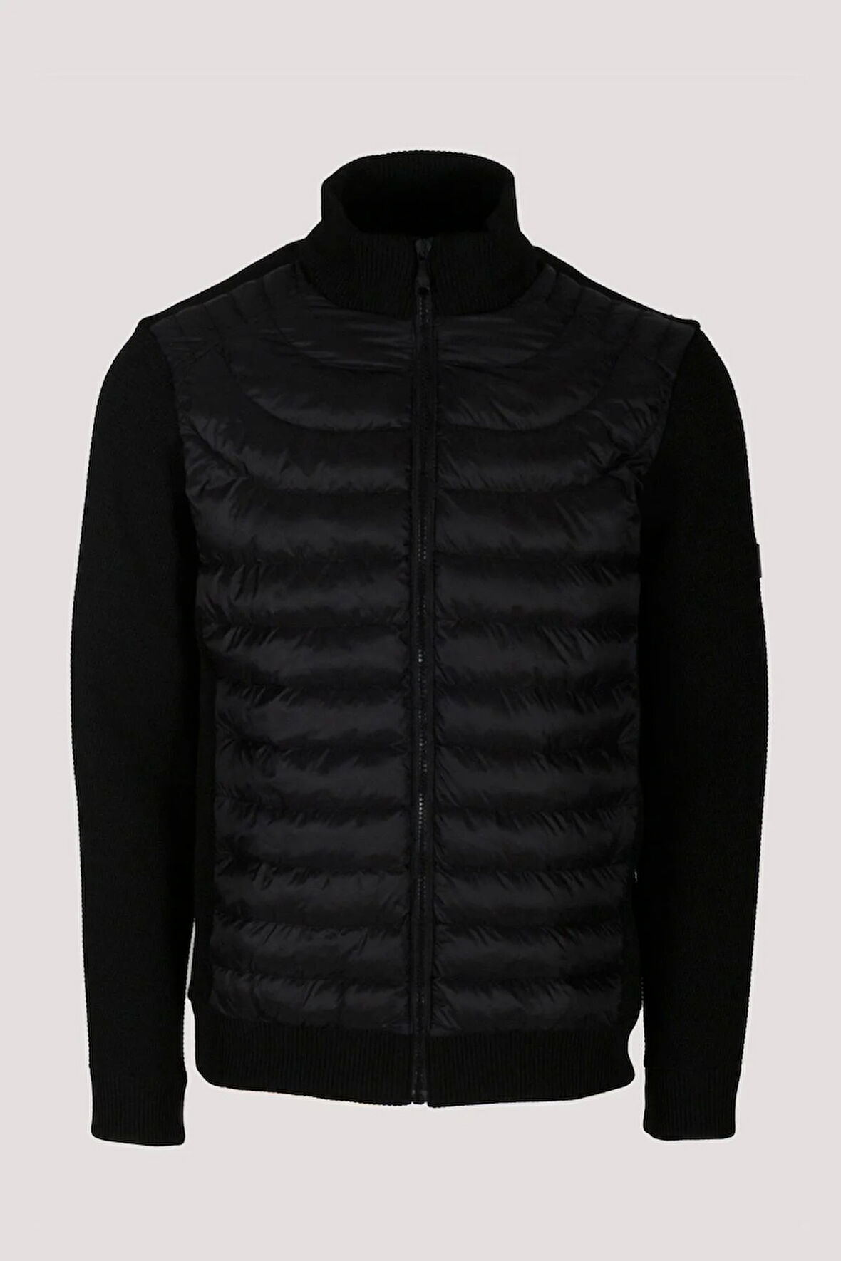 Erkek Hırka Zırh Örme Fermuarlı Dik Yaka Slim Fit İnce Astarlı Mevsimlik Cardigan NCS JEANS 4517