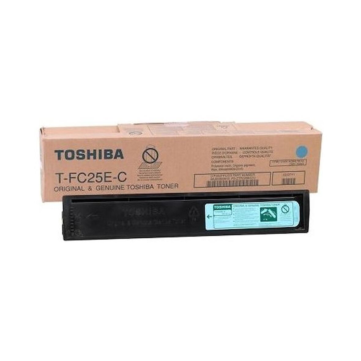 Toshiba T-FC25E-C Mavi Fotokopi Spot Orjinal Toner