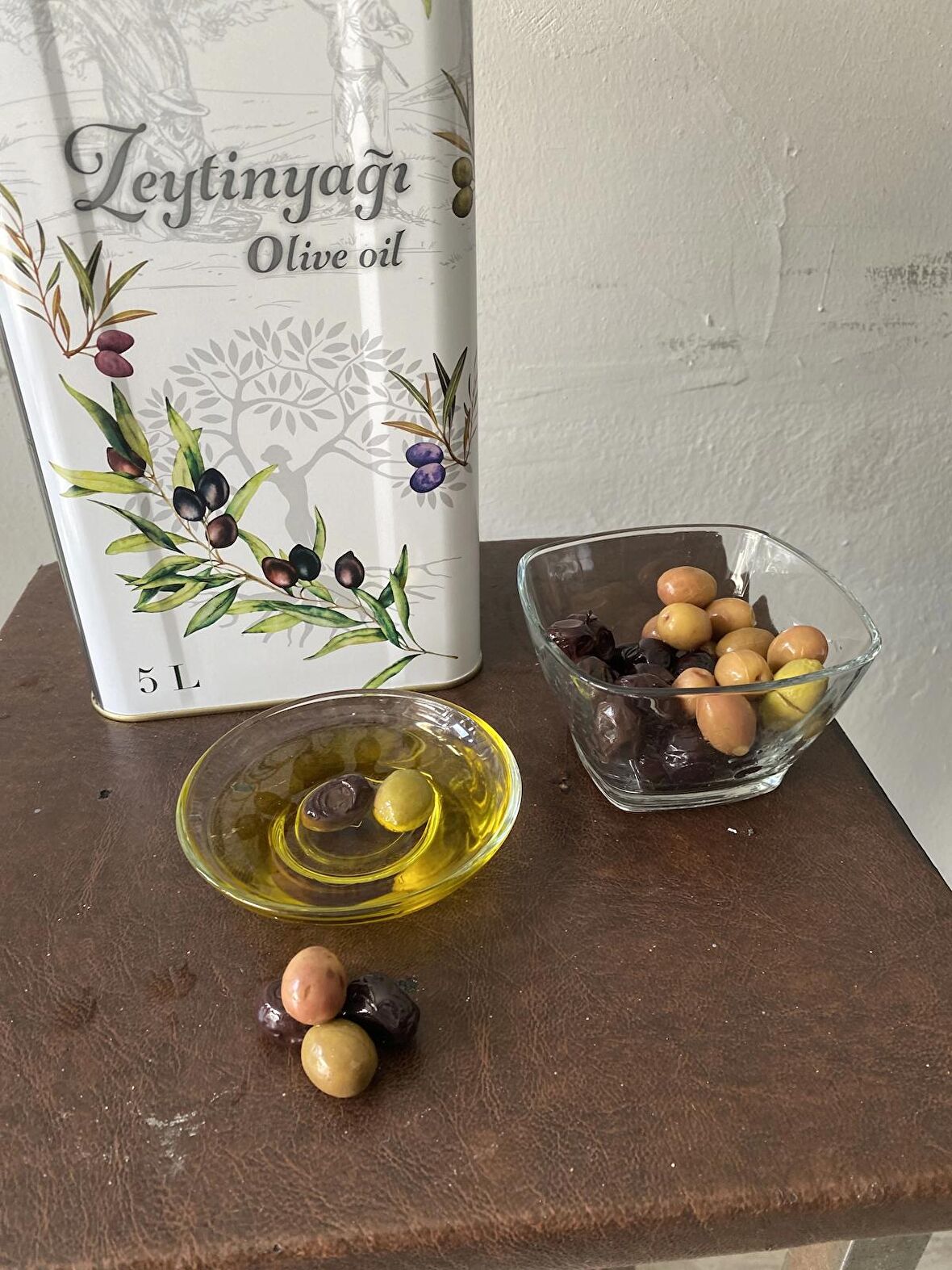 Zeytin yağı 5 lt naturel soğuk sıkım 0,2 dizem zeytinyağı