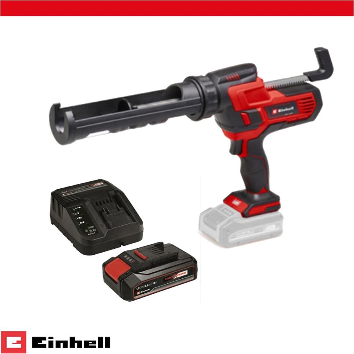 Einhell TE-SG 18/10 Li - Solo Akülü Silikon Mum Tabancası Ve 18V 2.5 Ah PXC Starter Kit (Başlangıç Seti)