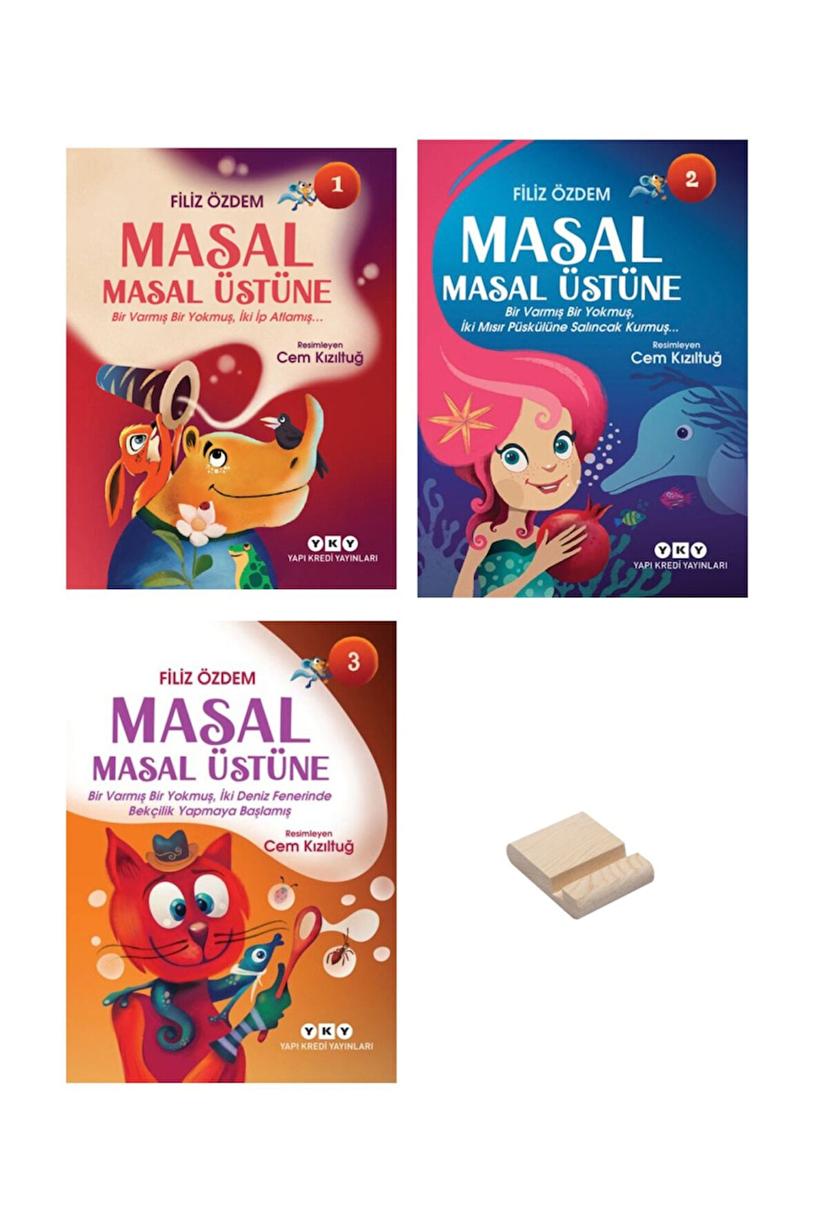 Masal Masal Üstüne Serisi (1-2-3) 8-12 Yaş 3lü Set